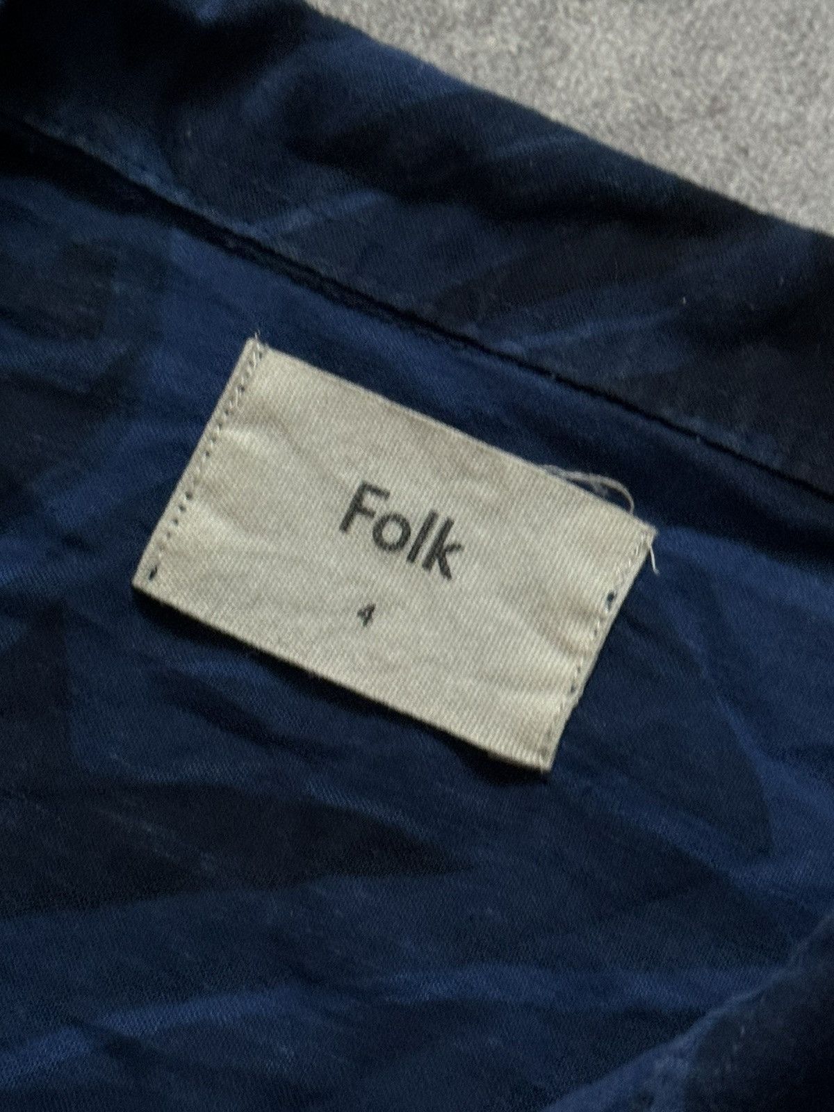 Designer × Folk Folk 4 shirt button up short sleeve polo all printed Size US XL / EU 56 / 4 - 7 Thumbnail