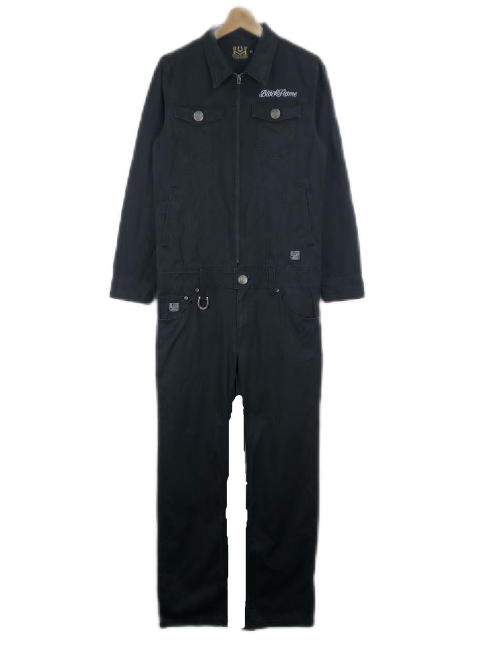Japanese Brand Vintage Black Flame Japan Coverall Size US S / EU 44-46 / 1 - 3 Thumbnail