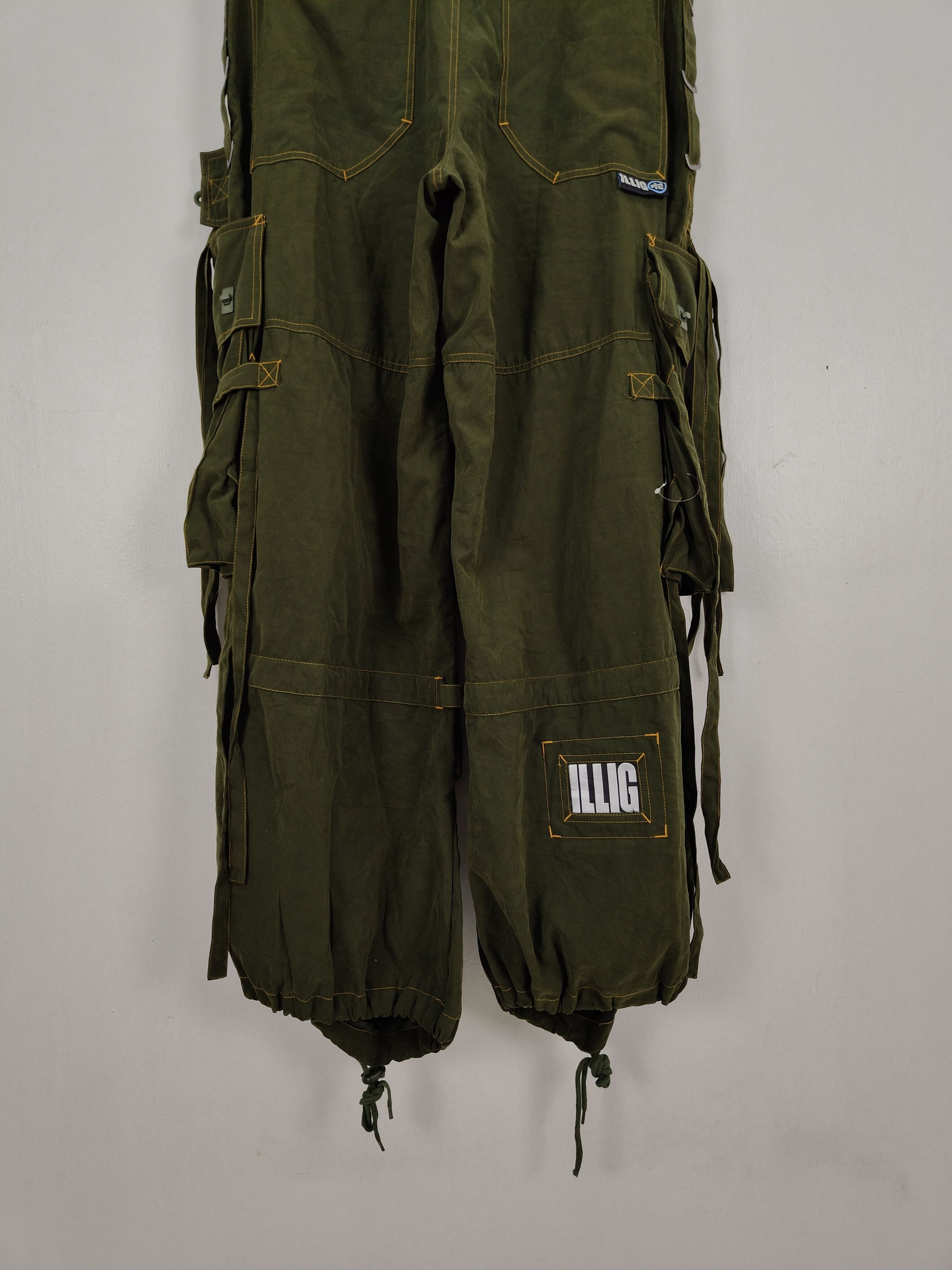 Japanese Brand × Vintage Vintage ILLIG Japanese Brand Tactical Raver Pants Size US 32 / EU 48 - 12 Thumbnail