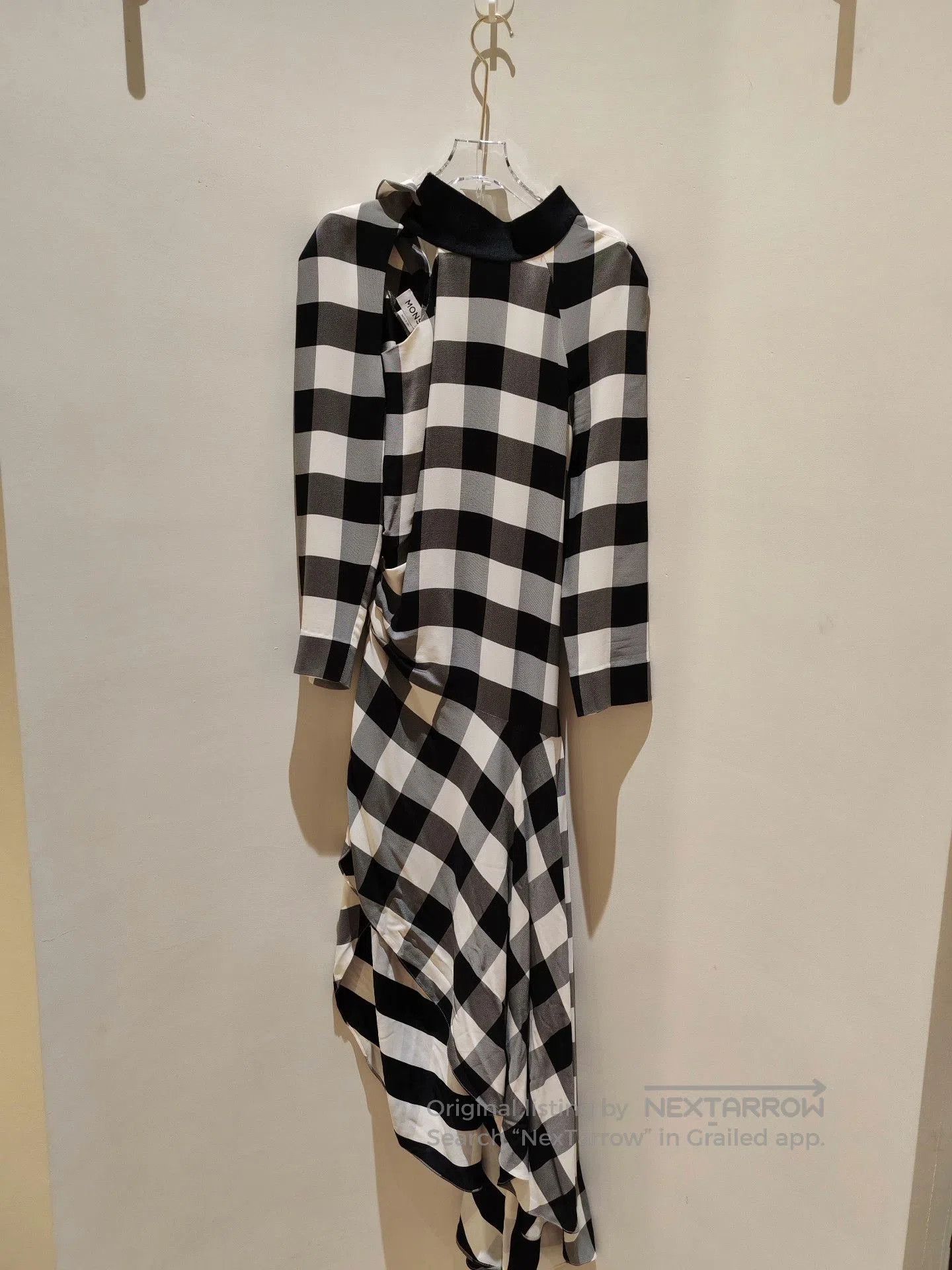 MONSE MONSE Plaid Designer Dress. Size M / US 6-8 / IT 42-44 - 2 Thumbnail