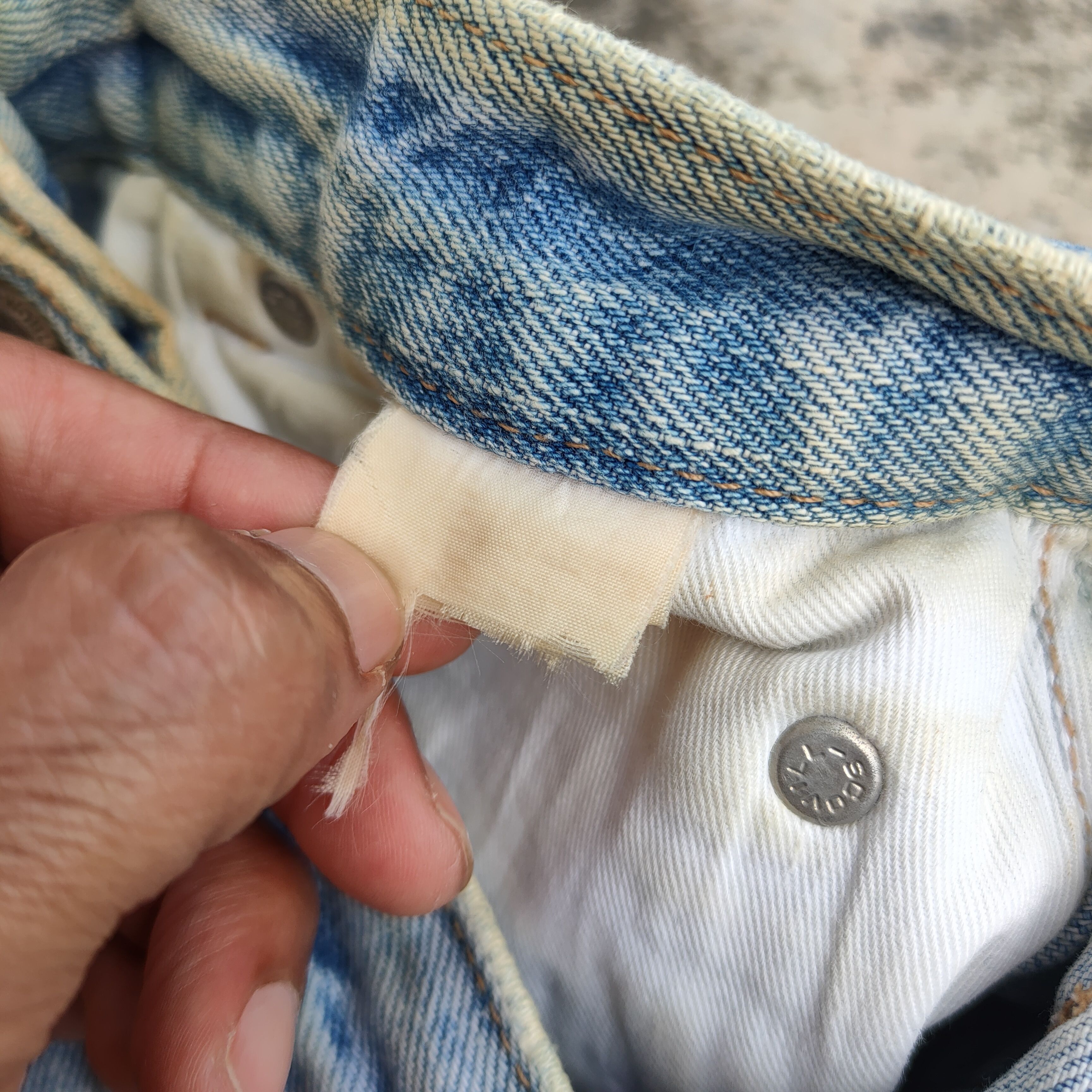 Japan Blue × Jean × Vintage VINTAGE BLUE WAY FADED JEANS DENIM PANTS Size US 26 / EU 42 - 13 Thumbnail