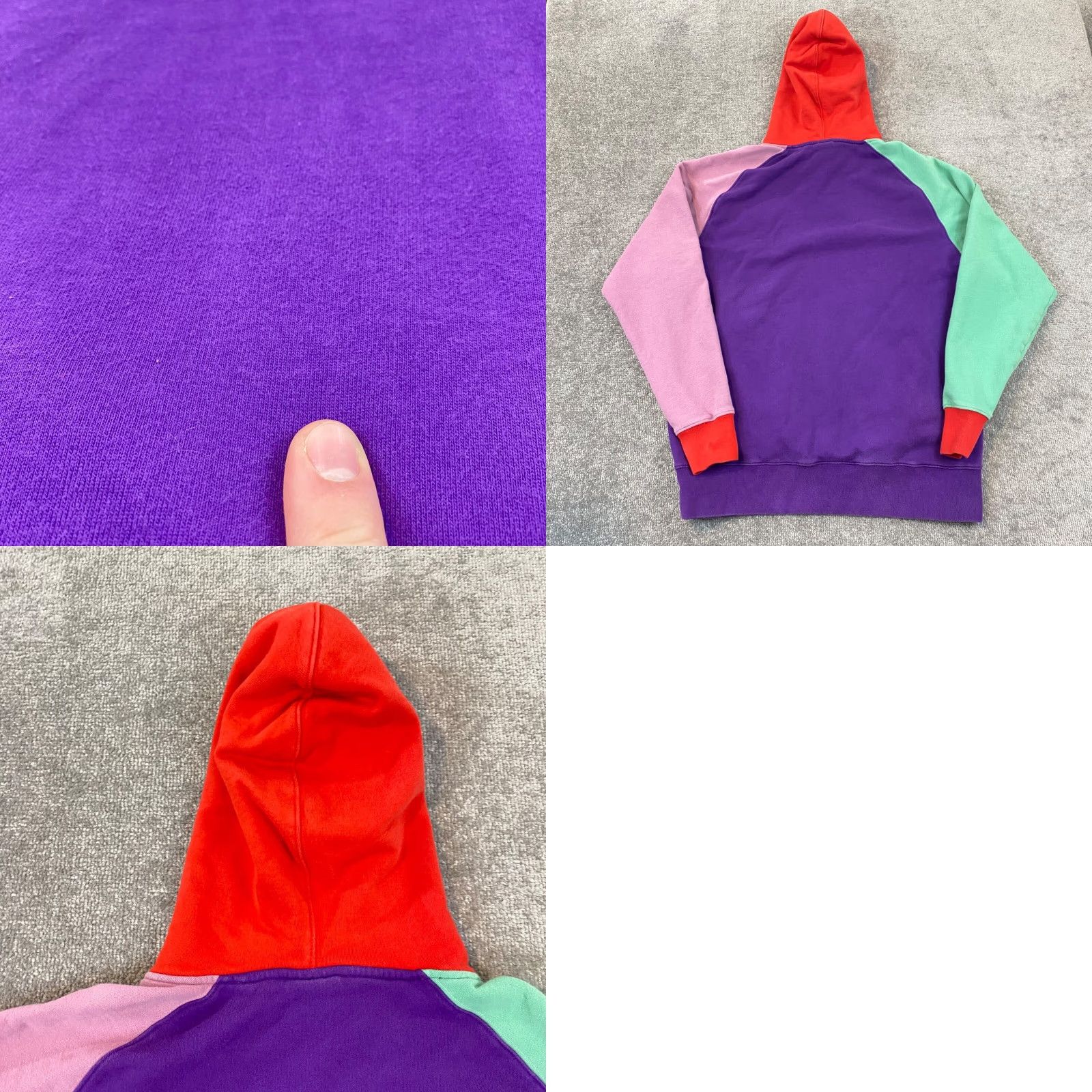 Teddy Fresh TEDDY FRESH Hoodie Mens Large Color Block Pullover Sweatshirt Jacket Streetwear Overcoat Size US L / EU 52-54 / 3 - 8 Thumbnail