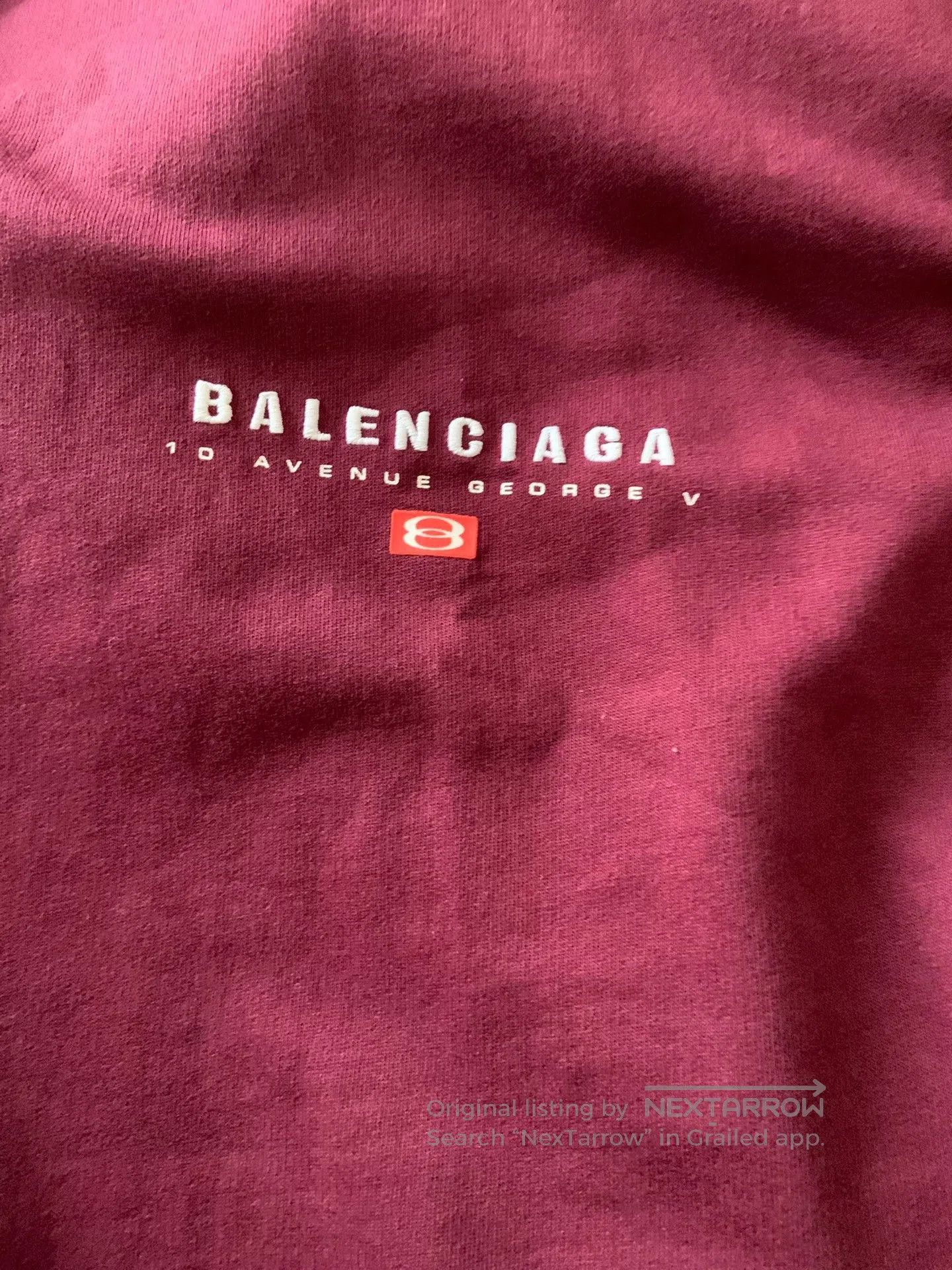 Balenciaga Balenciaga Men's Solid Plaid Collar Long-Sleeve Polo. Size US M / EU 48-50 / 2 - 3 Thumbnail