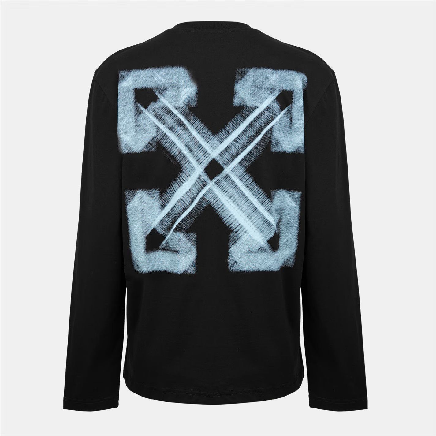 Off-White o1g2r1mq0226 Arrow Skate Long Sleeve T-Shirt In Black Size US L / EU 52-54 / 3 - 2 Thumbnail