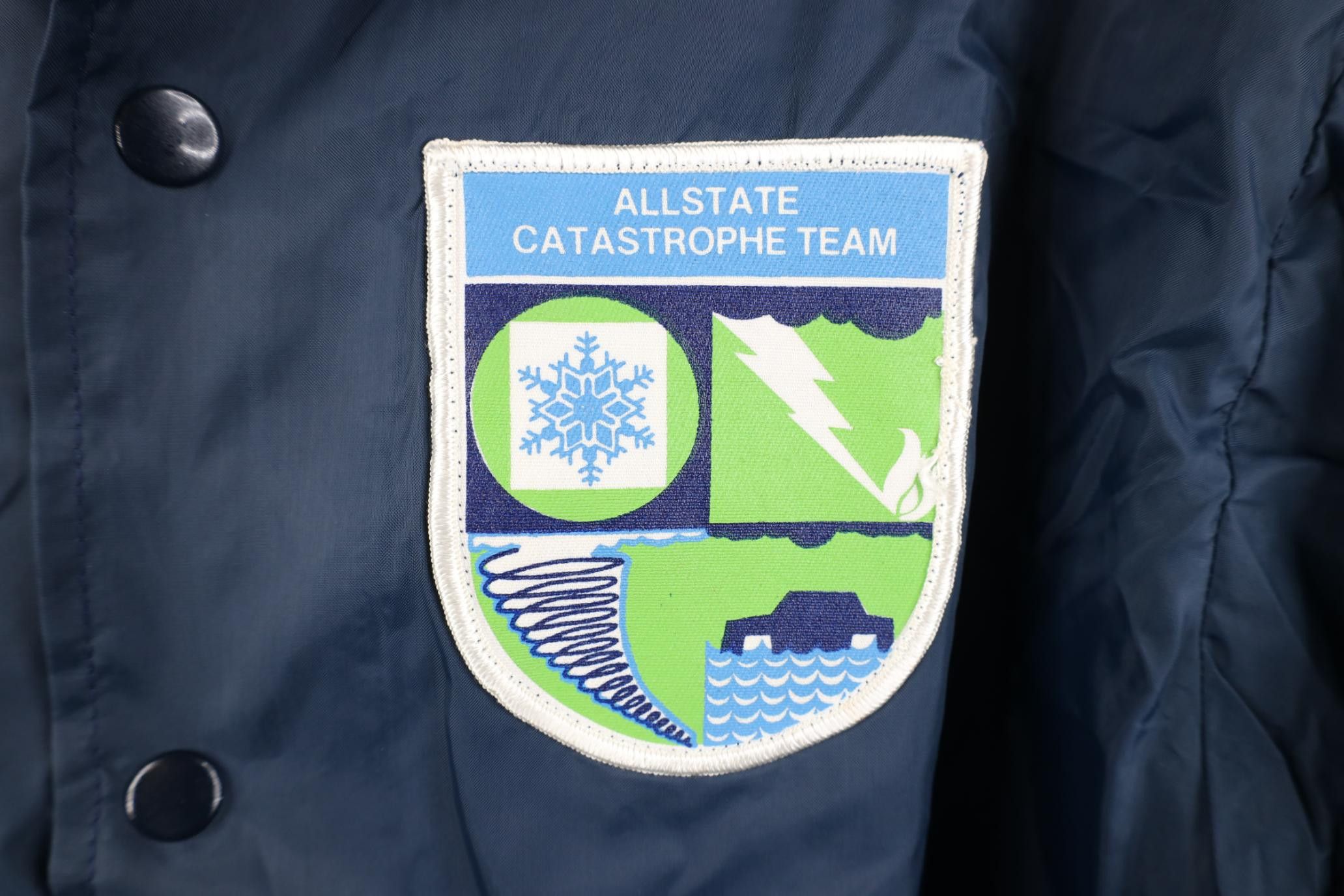 Vintage Vintage 70s Allstate Catastrophe Team Insurance Coach Jacket Size US L / EU 52-54 / 3 - 4 Thumbnail