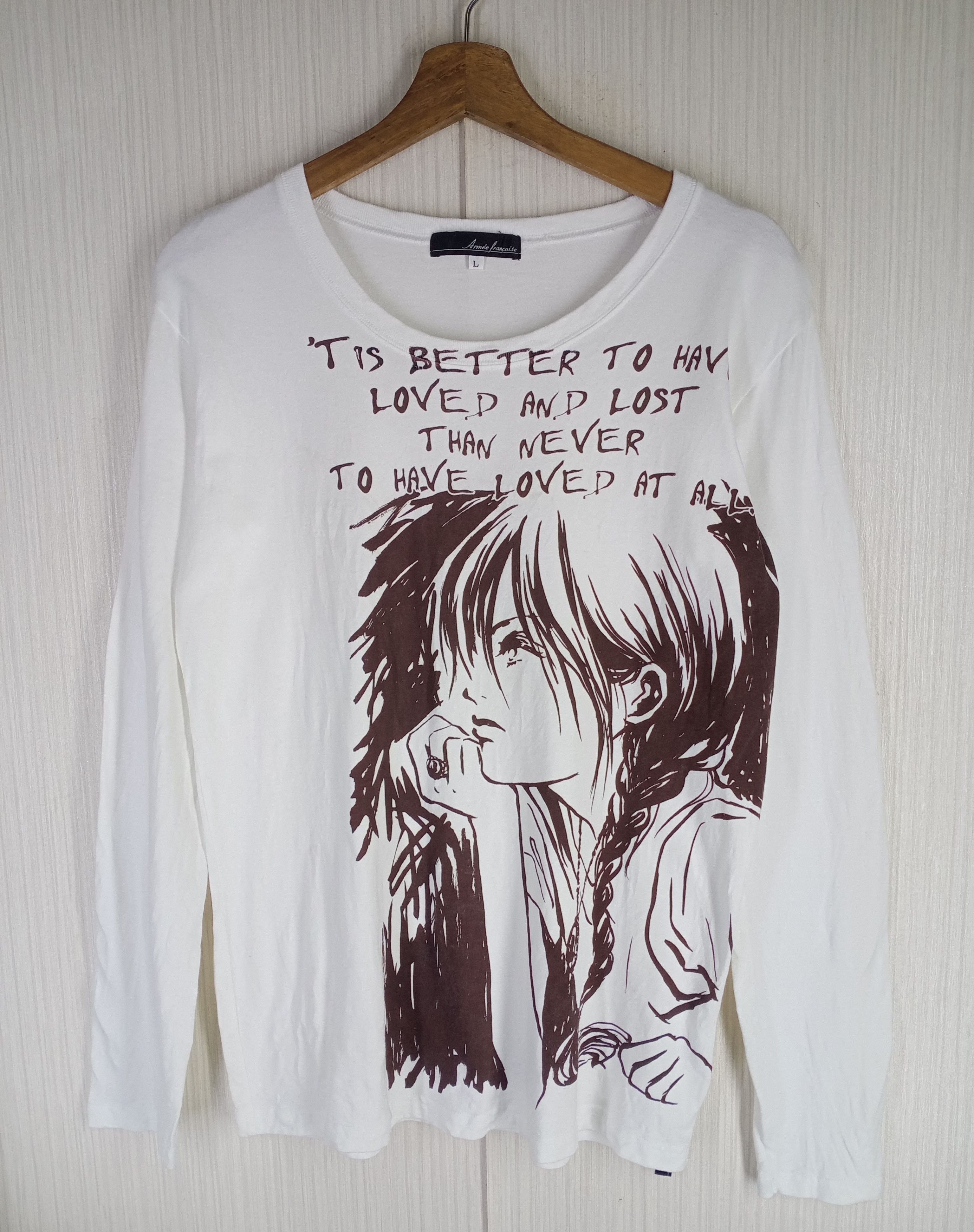 Anime Vintage Armee Francaise Japanese Anime Long Sleeve Tshirt Size US M / EU 48-50 / 2 - 1 Thumbnail