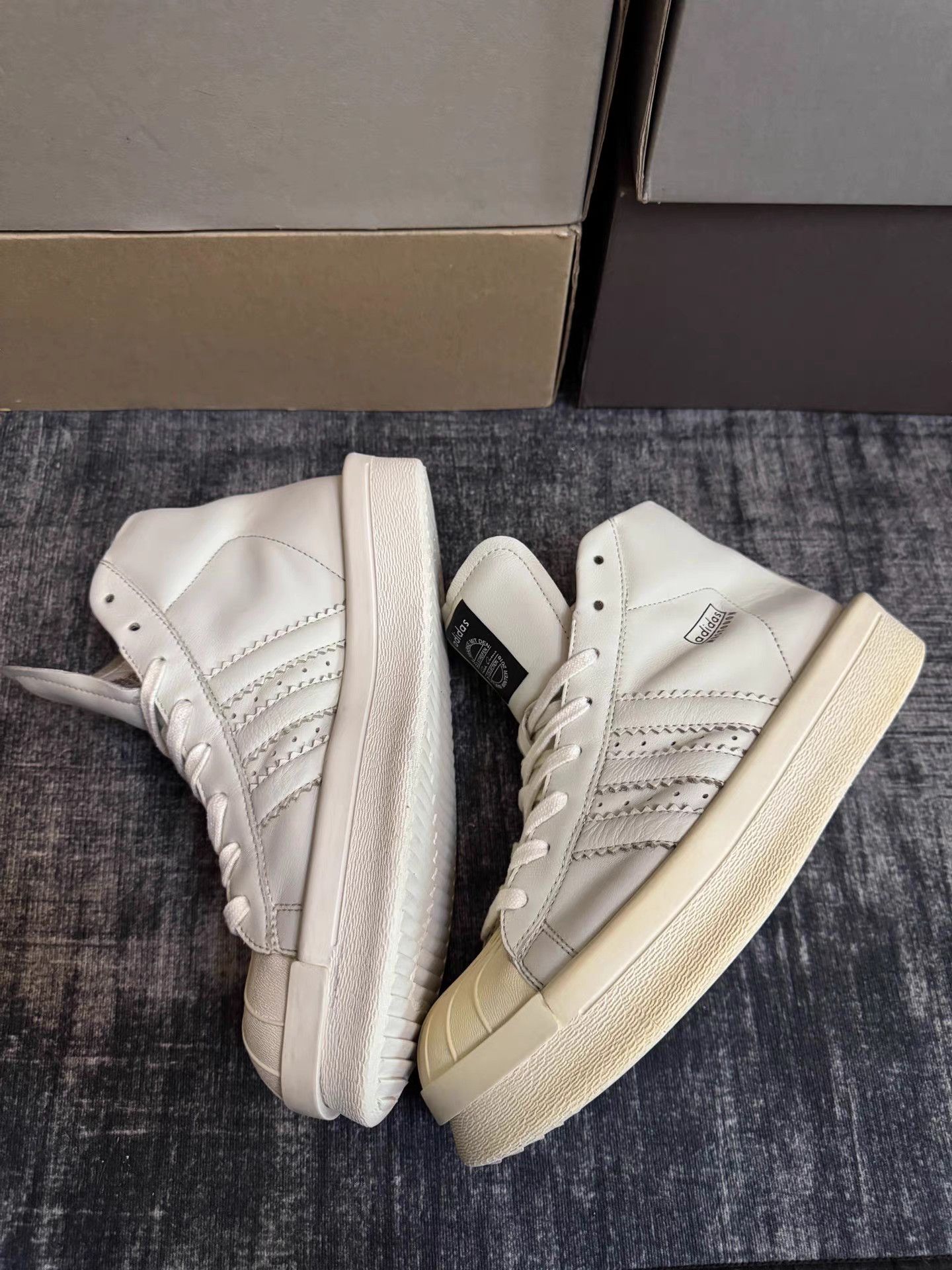 Rick Owens Rick Owens x Adidas Superstar Size US 9.5 / EU 42-43 - 4 Thumbnail