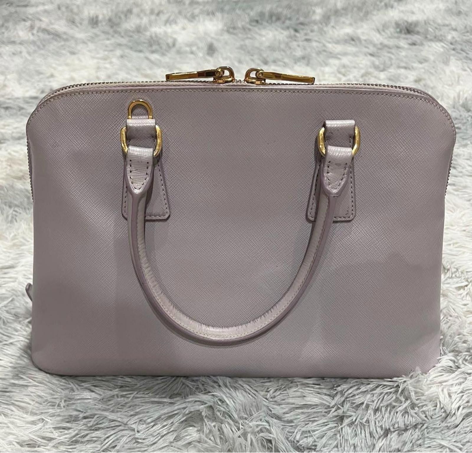 Prada Prada - Saffiano Leather Dome Satchel Bag Size ONE SIZE - 6 Thumbnail