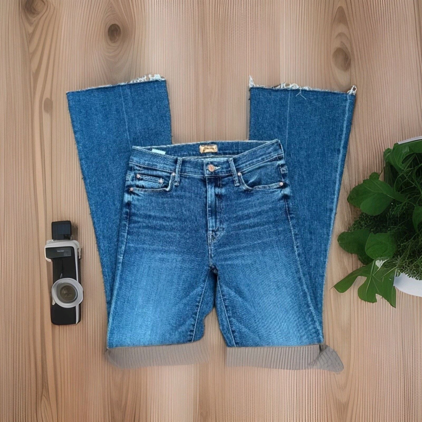 MOTHER Mother The Weekender Fray Walking On Coals Fray Hem Flare 30 Size 30" / US 8 / IT 44 - 6 Thumbnail