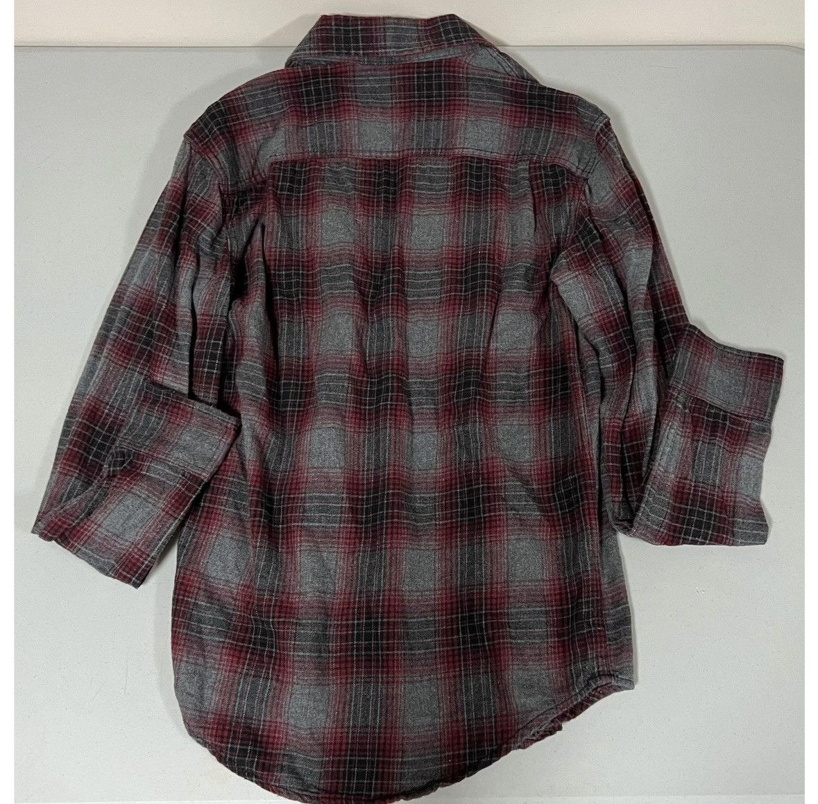 George Gray Plaid Checkered Button-Down Flannel Shirt Top Size XS 🪓 Size US XS / EU 42 / 0 - 2 Thumbnail