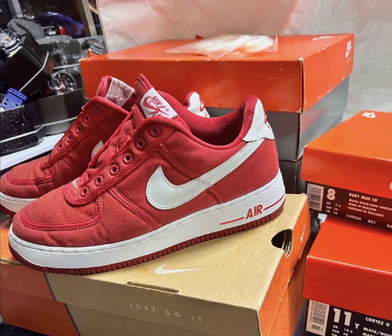 Nike 2001 Nike Air Force 1 canvas Size US 9.5 / EU 42-43 - 2 Thumbnail