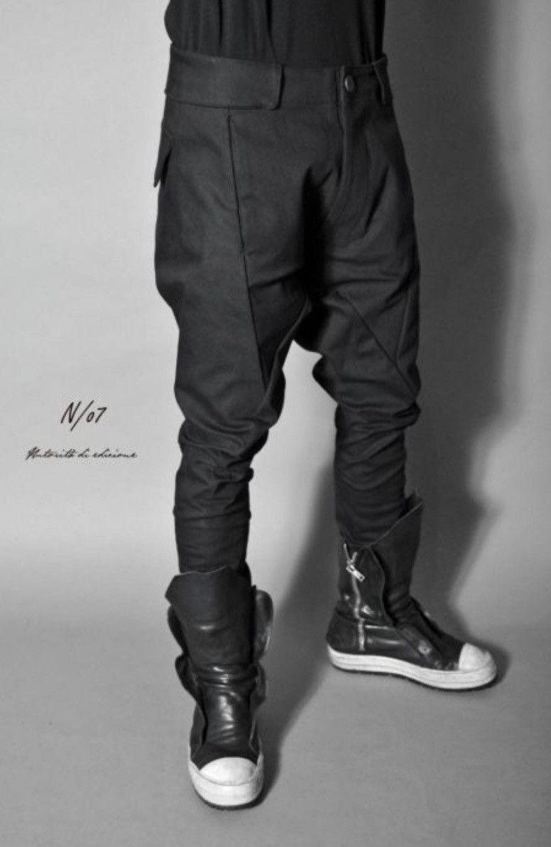 If Six Was Nine N/07 Spandex-Denim Stretch Dropslim Sarrouel Pnats Size US 30 / EU 46 - 1 Thumbnail
