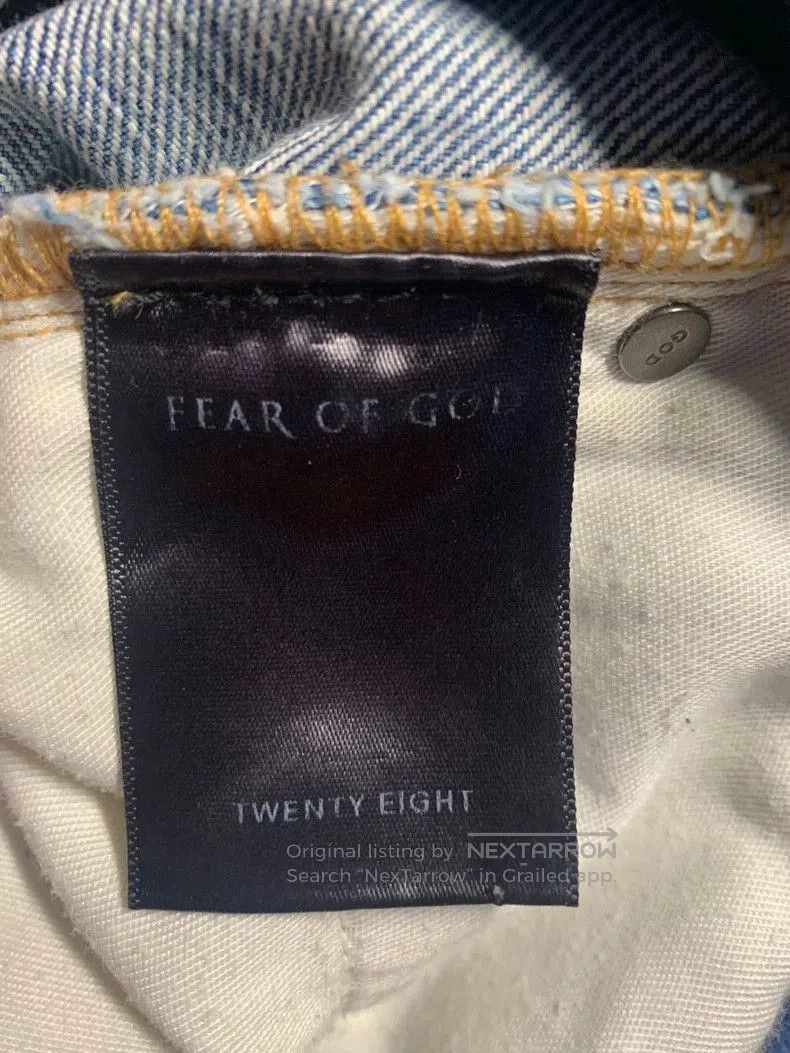 Fear of God Fear of God 4th OG Distressed Denim Jeans. Size US 28 / EU 44 - 4 Thumbnail