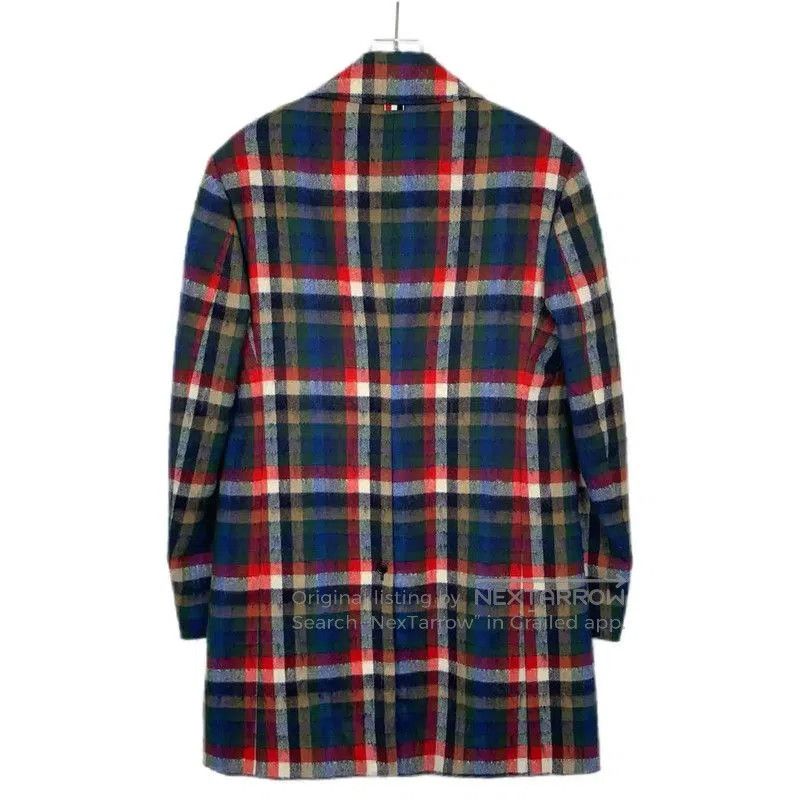 Thom Browne Thom Browne Colorblock Wool Coat for Women . Size XS / US 0-2 / IT 36-38 - 1 Thumbnail