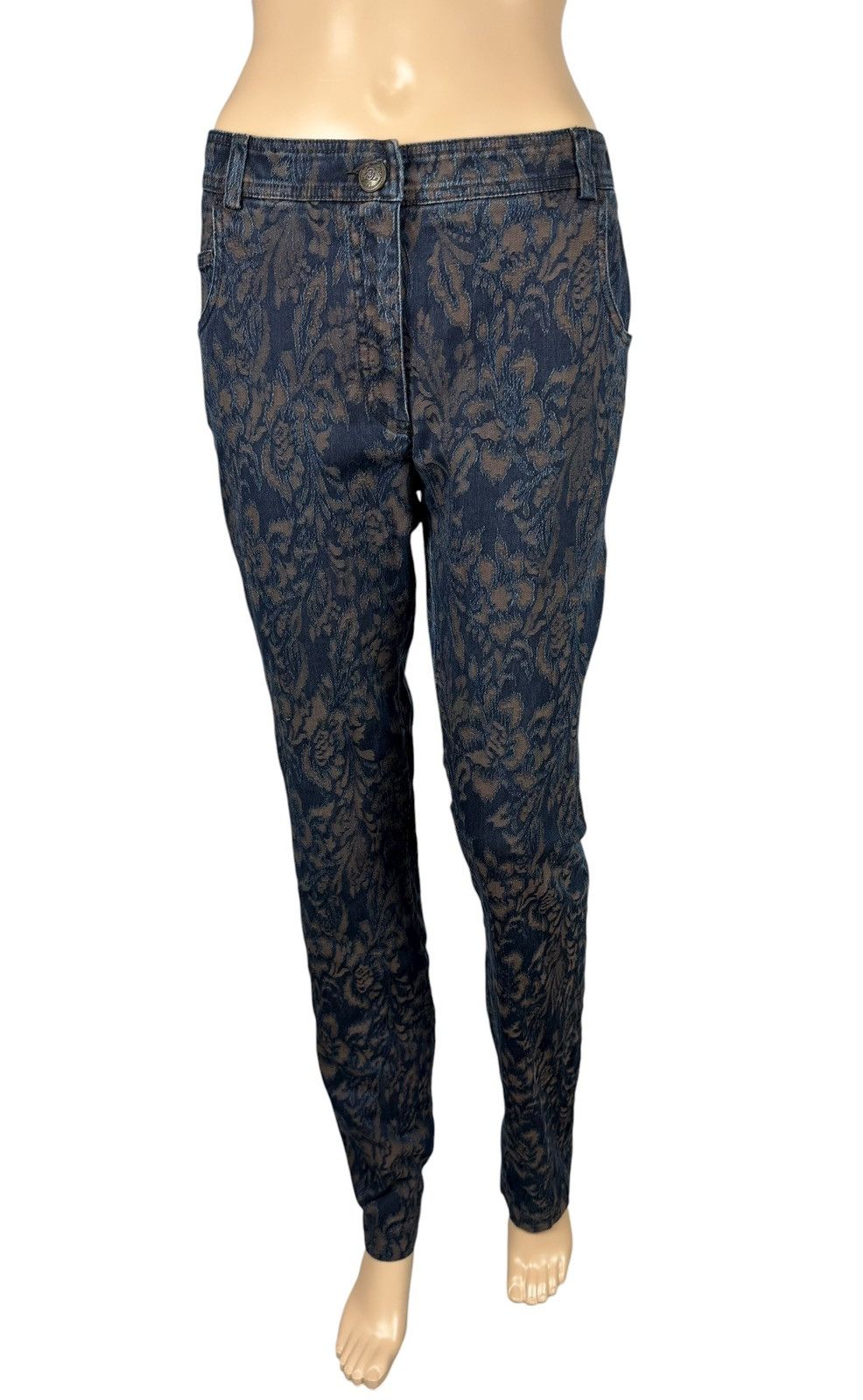Cavalli Class Class Roberto Cavalli Embroidery Jeans Printed Slim size M Size 28" / US 6 / IT 42 - 2 Thumbnail