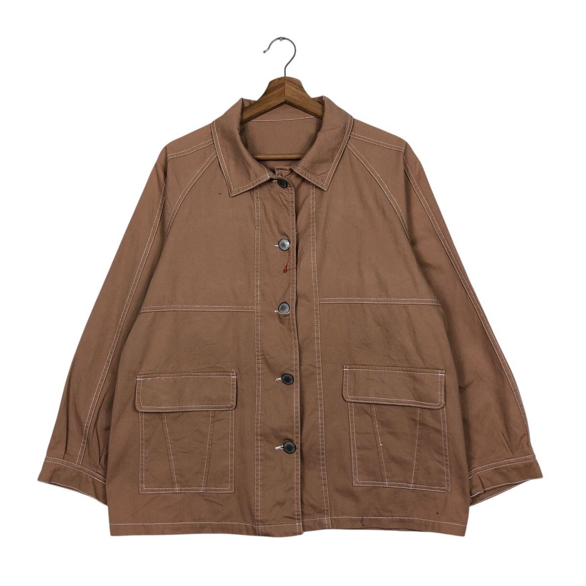 Japanese Brand 📌Vintage Duck Canvas Chore Work Jacket Japan Size US M / EU 48-50 / 2 - 2 Thumbnail