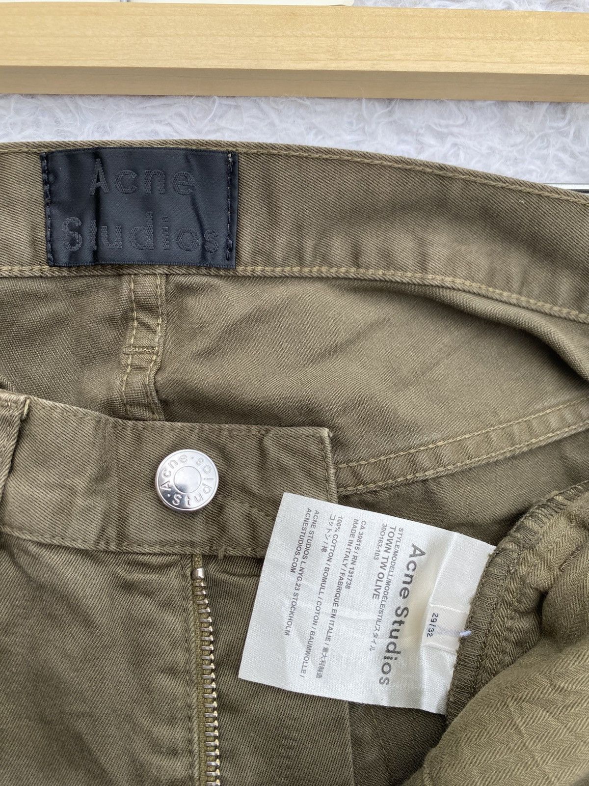 Acne Studios Rare Acne Studios Green Slack Pants Size US 29 - 12 Thumbnail