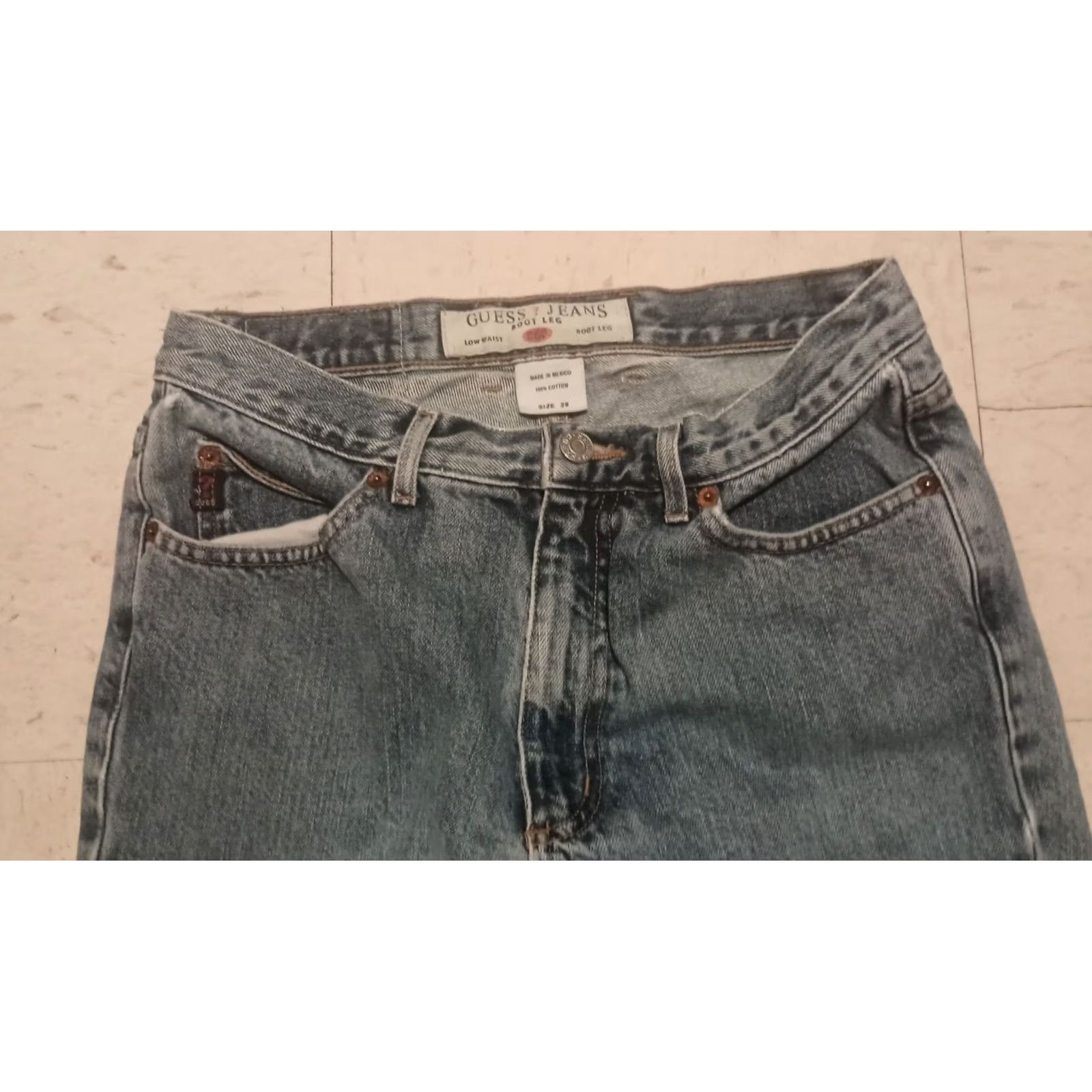 Guess VINTAGE Guess Jeans Light Wash Boot Cut Mens Size 29 X 30 Size US 29 - 3 Thumbnail