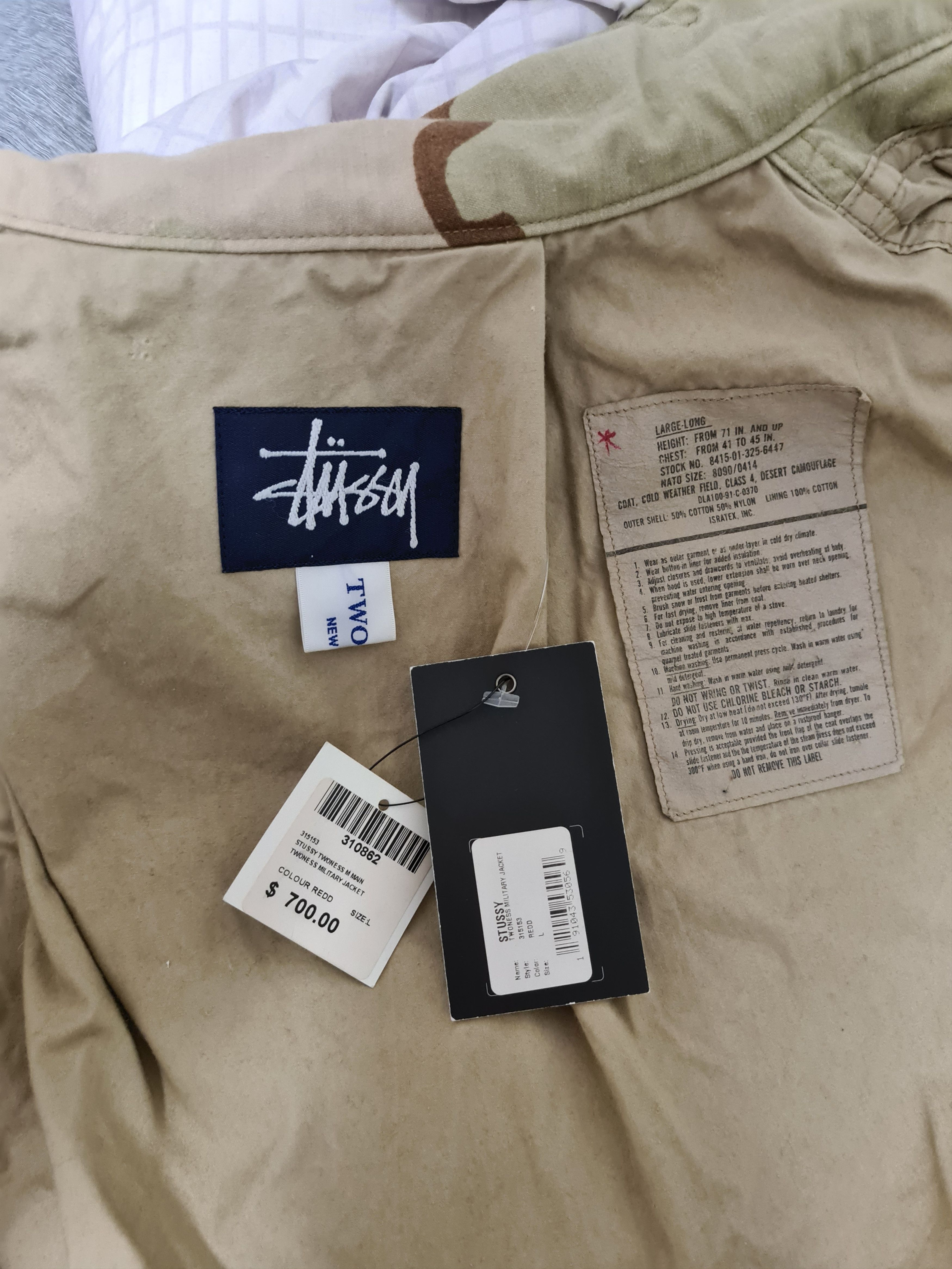 Stussy × TWONESS Twoness X Stussy hybrid parka aw18 Size US L / EU 52-54 / 3 - 6 Thumbnail