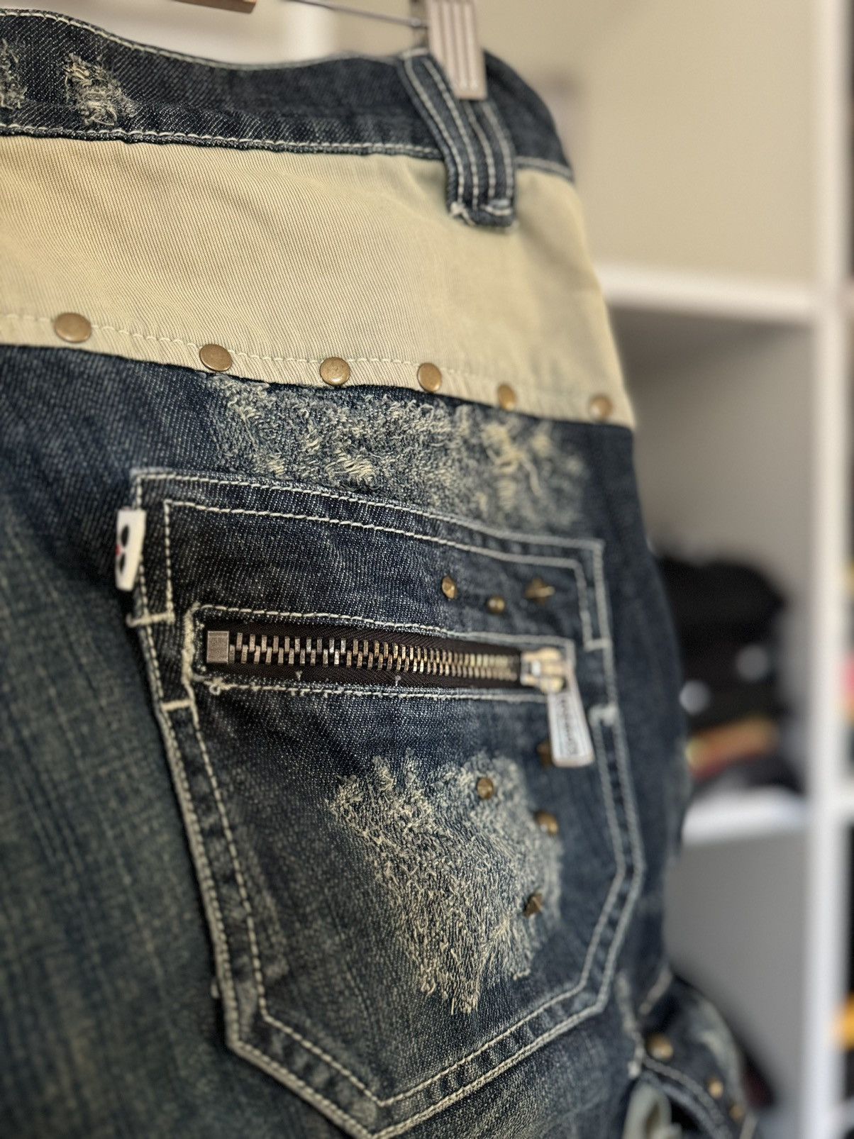 Other Ireland Multipocket Multizip Avant Garde Jeans Pants Size US 34 / EU 50 - 10 Thumbnail