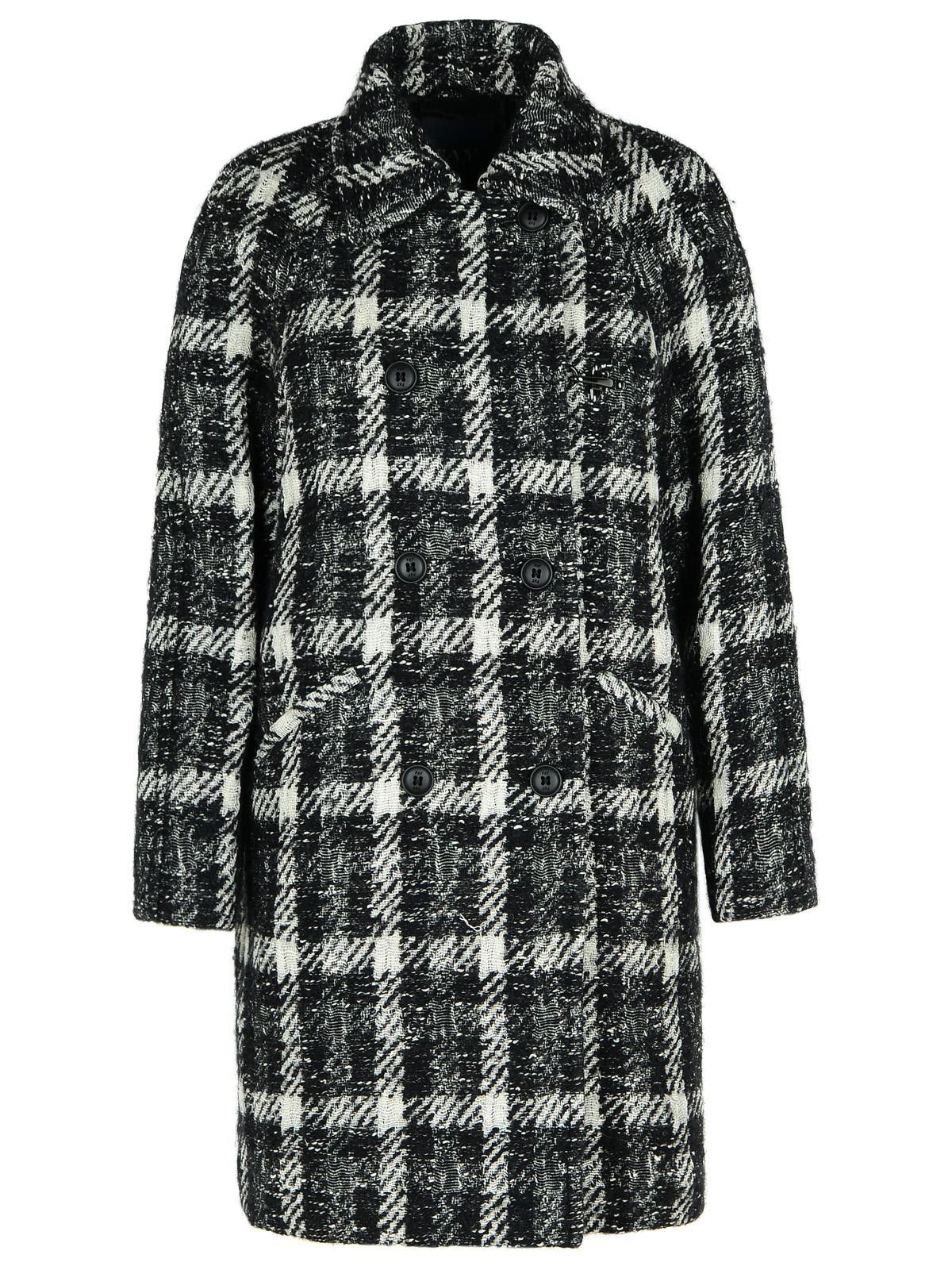 Fay FAY Black Cotton Blend Coat Size XS / US 0-2 / IT 36-38 - 1 Thumbnail
