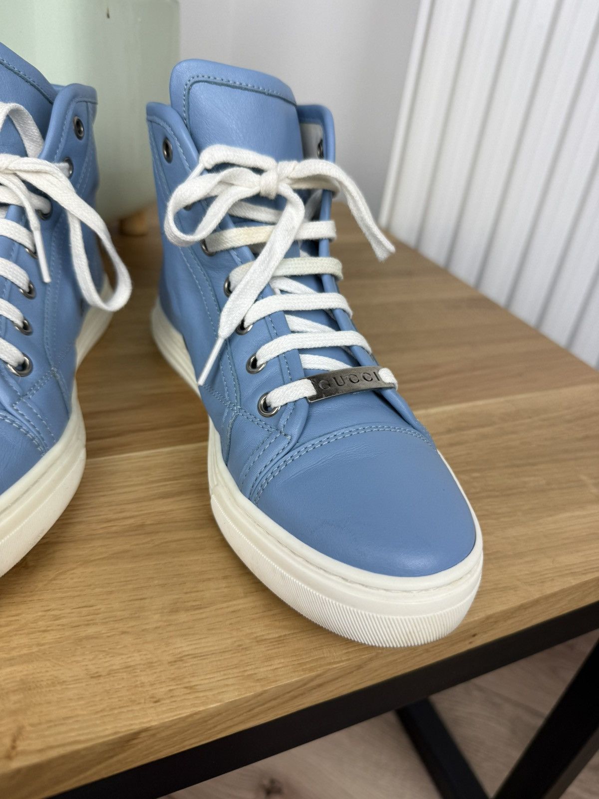Gucci Gucci high top sneakers shoes Size US 6 / IT 36 - 6 Thumbnail