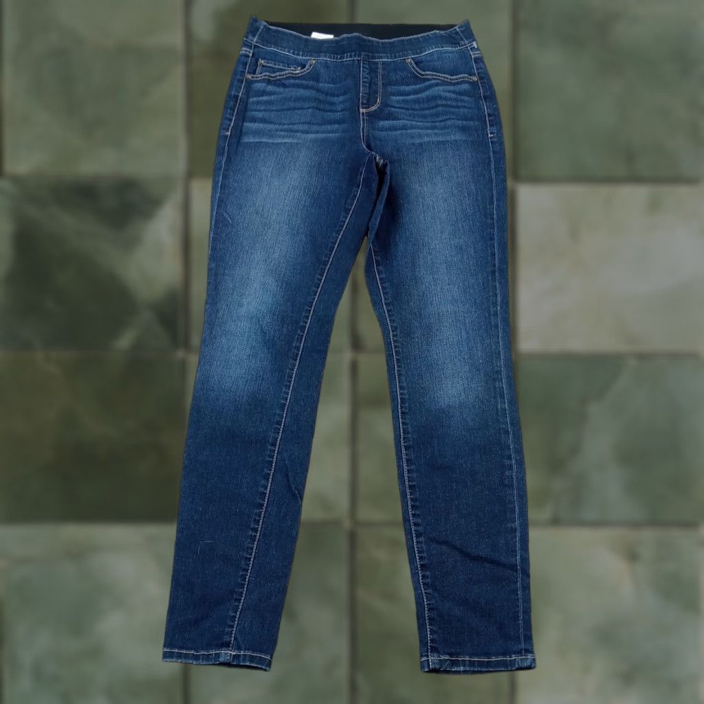 AG Jeans Jag Jeans High Rise Skinny Blue Elastic Waist Womens 8/29 Size 30" / US 8 / IT 44 - 1 Thumbnail