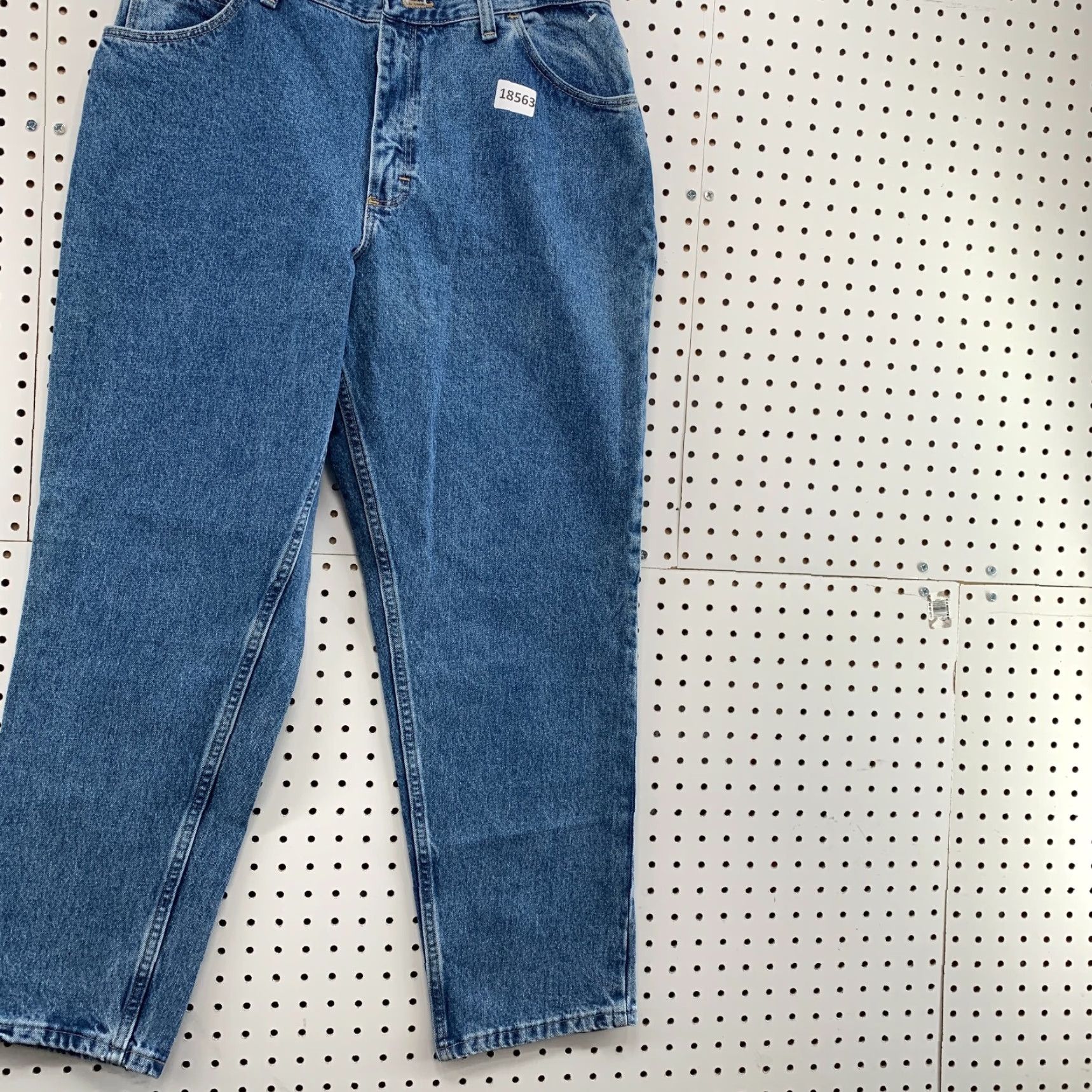 Vintage VINTAGE Gitano Women's High Waist Denim Tapered Mom Jeans 18P Petite 31X29.5 Blue 90s Womens Jeans Gitano Tapered Size 40" / US 18 - 4 Thumbnail