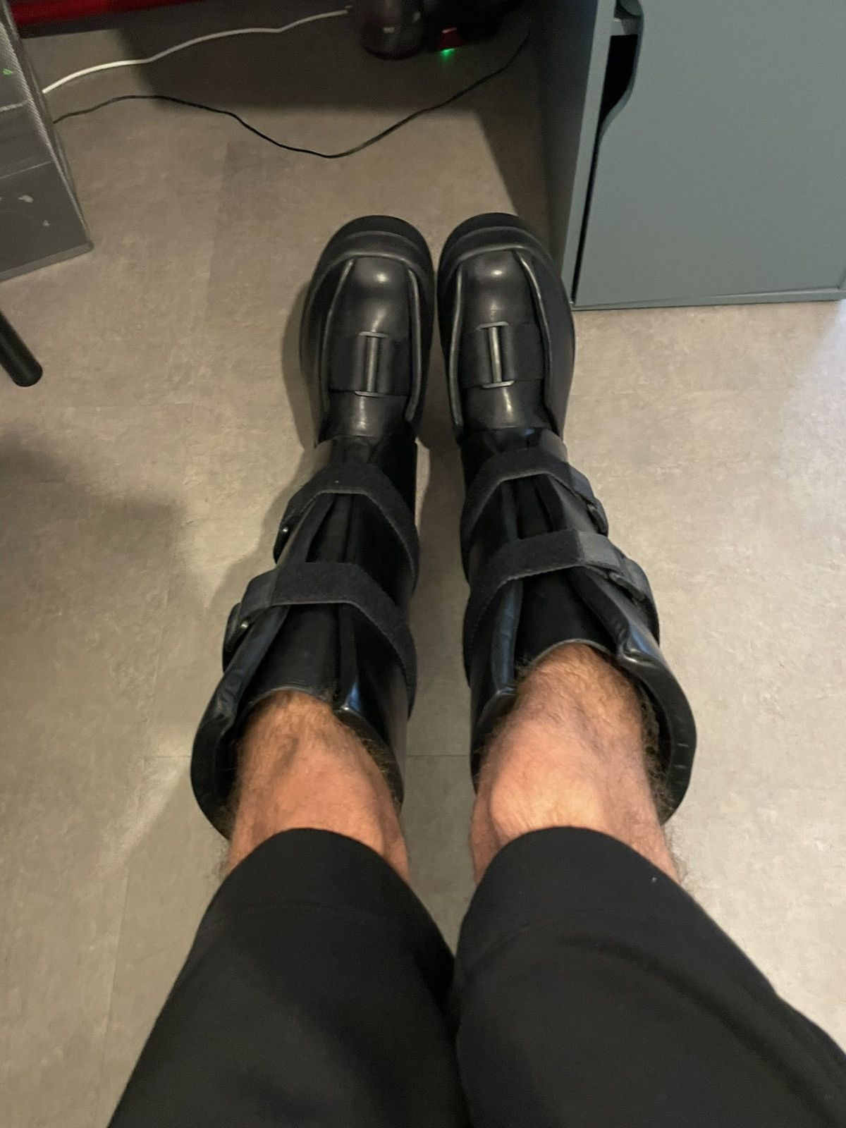 Rick Owens Rick Owens FW23 Splint Boot Size US 10 / EU 43 - 6 Thumbnail