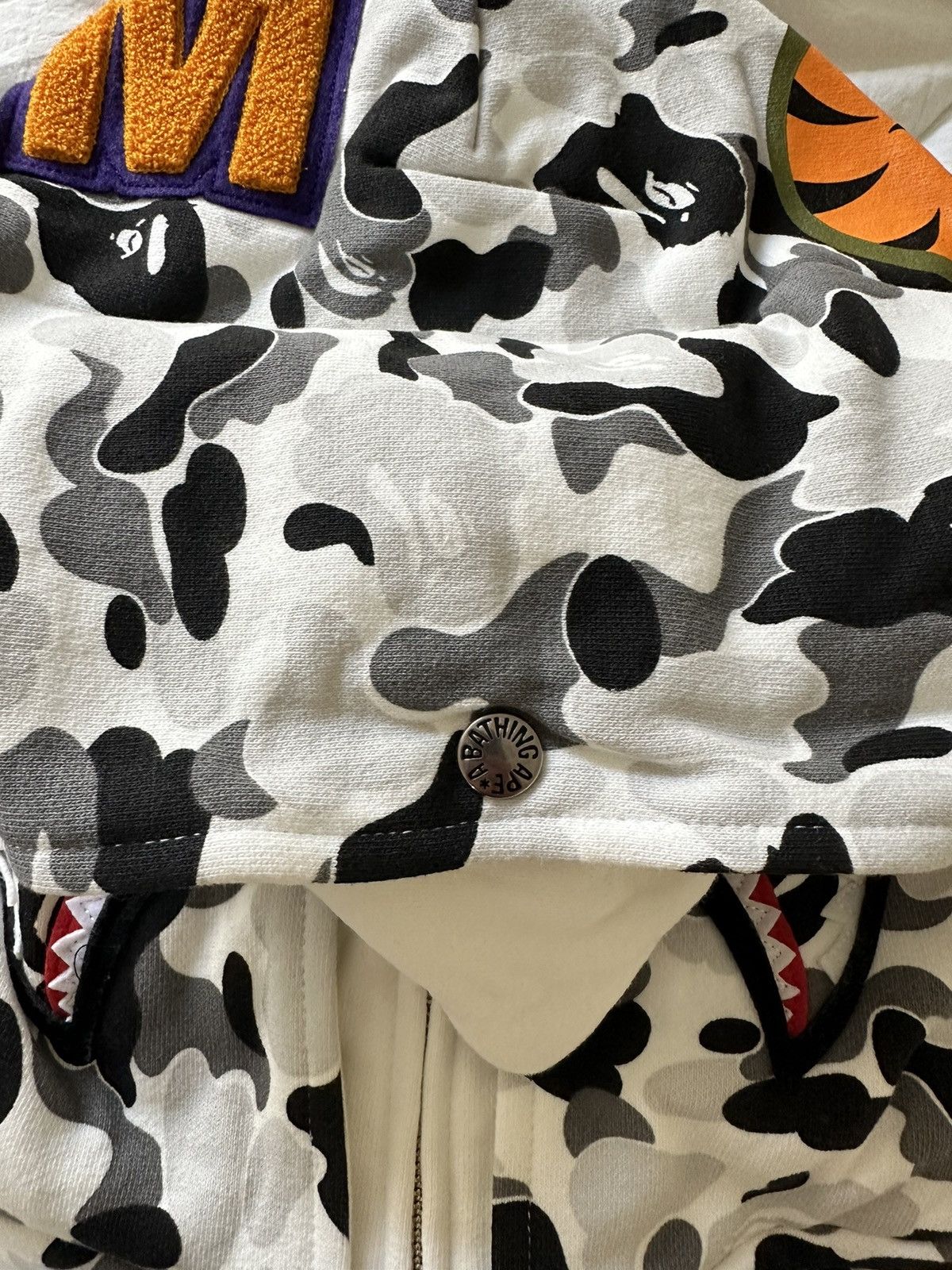 Bape ABC Camo Shark Full Zip Double Hoodie Size US XL / EU 56 / 4 - 5 Thumbnail