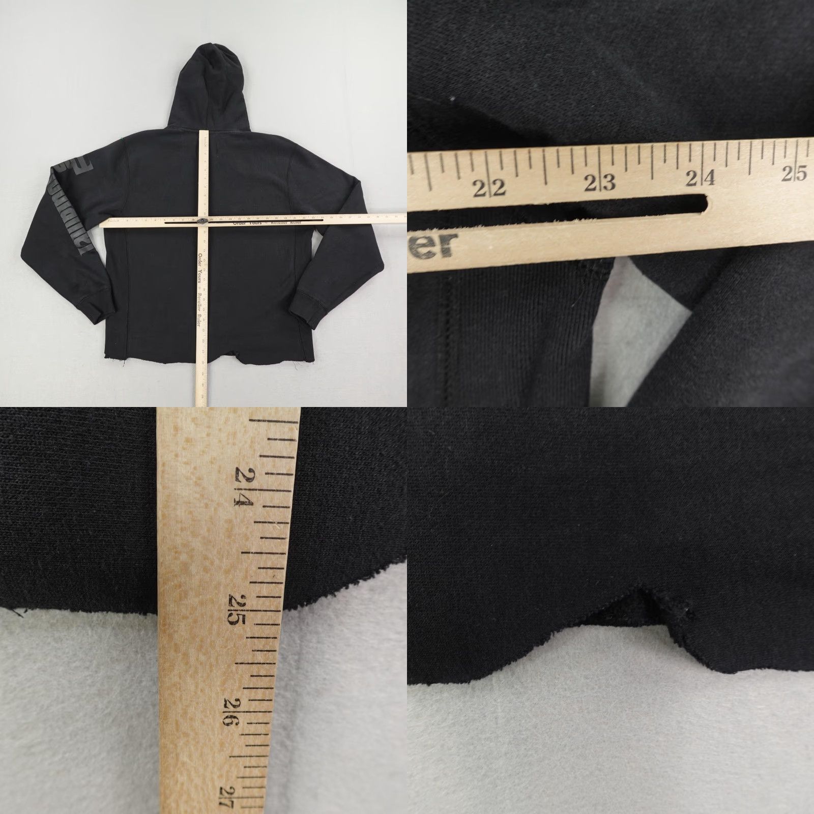 Palace The Godfather Hoodie Mens Large Black Graphic Print Hooded Pockets Sweatshirt Vito Corleone Movie Size US L / EU 52-54 / 3 - 8 Thumbnail