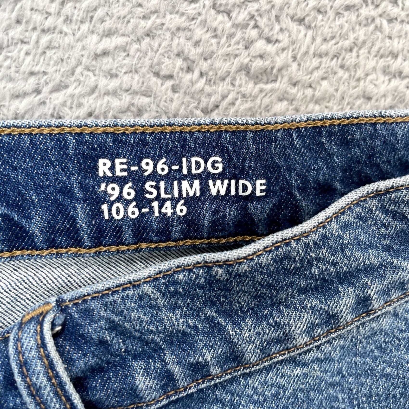 J.Crew J Crew Jeans Womens Blue 32 Slim Fit Wide Leg Stretch Cotton Denim Size 24" / US 00 / IT 34 - 5 Thumbnail