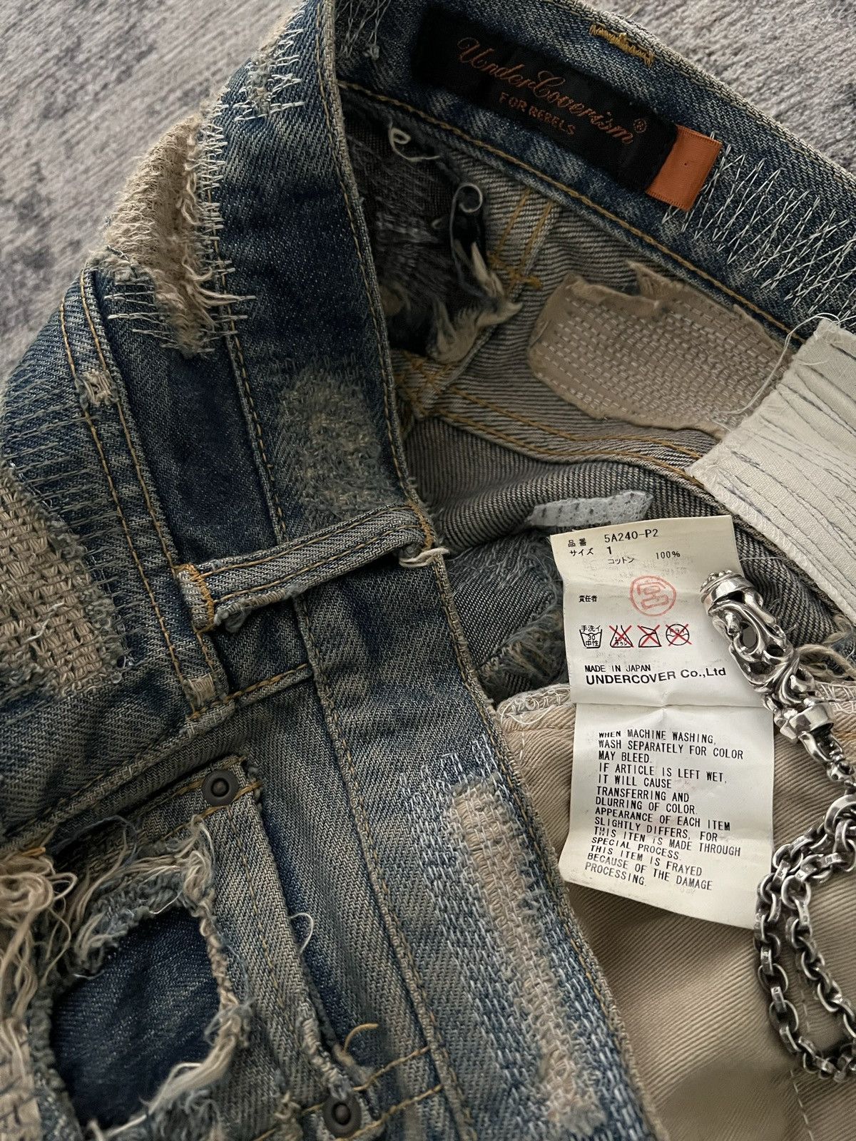 Undercover Undercover 85 blue denim Size US 30 / EU 46 - 12 Thumbnail