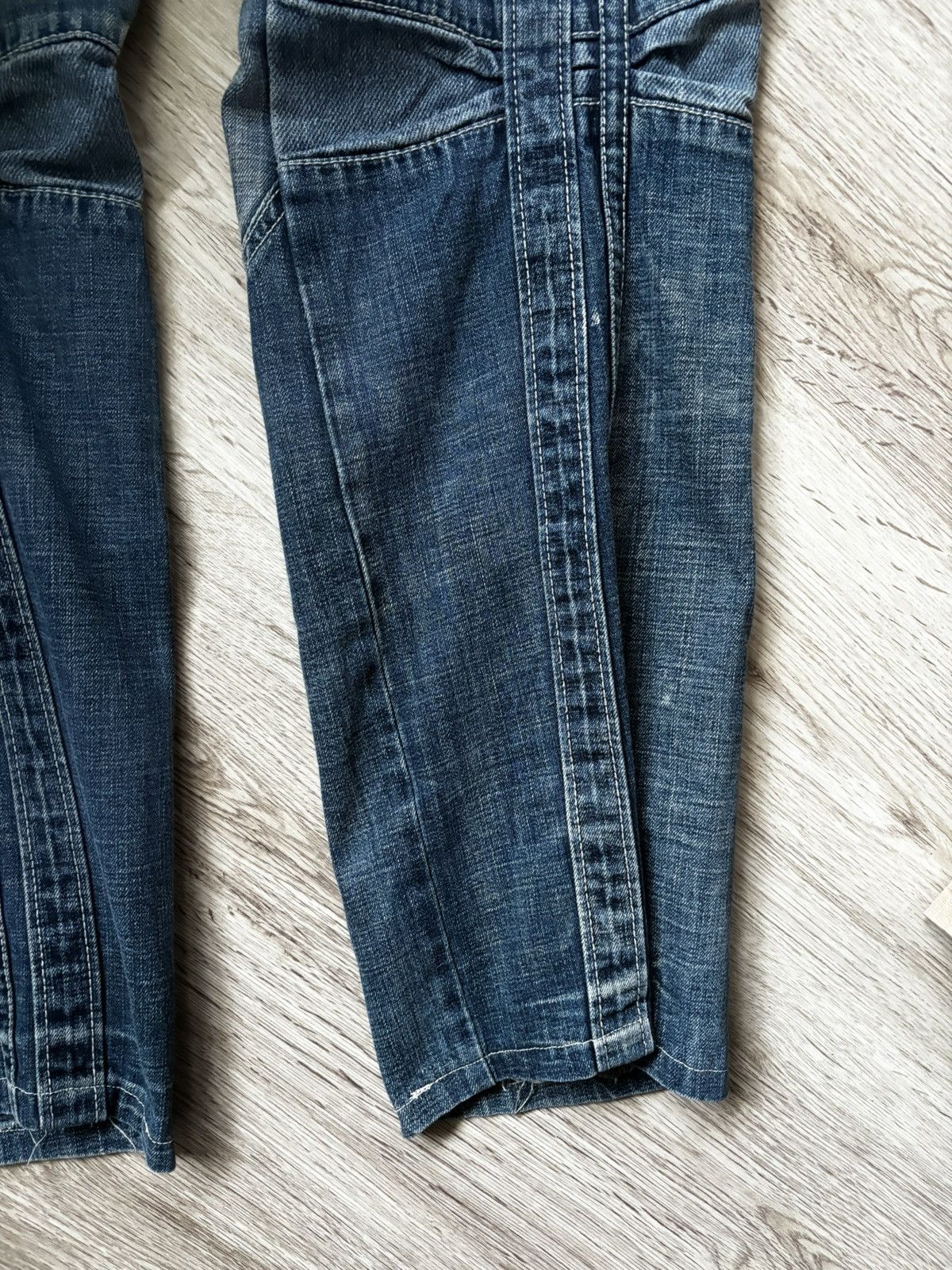 TOUGH JEANSMITH patchwork distressed jeans