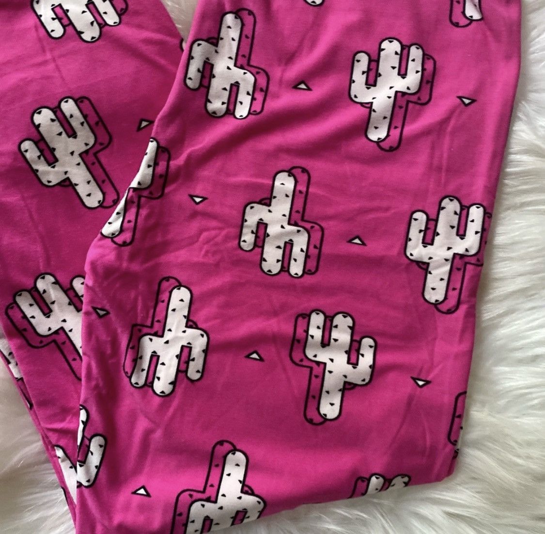 Other AGNES & DORA HOT PINK CACTUS LEGGINGS SIZE S/M Size 26" / US 2 / IT 38 - 5 Thumbnail
