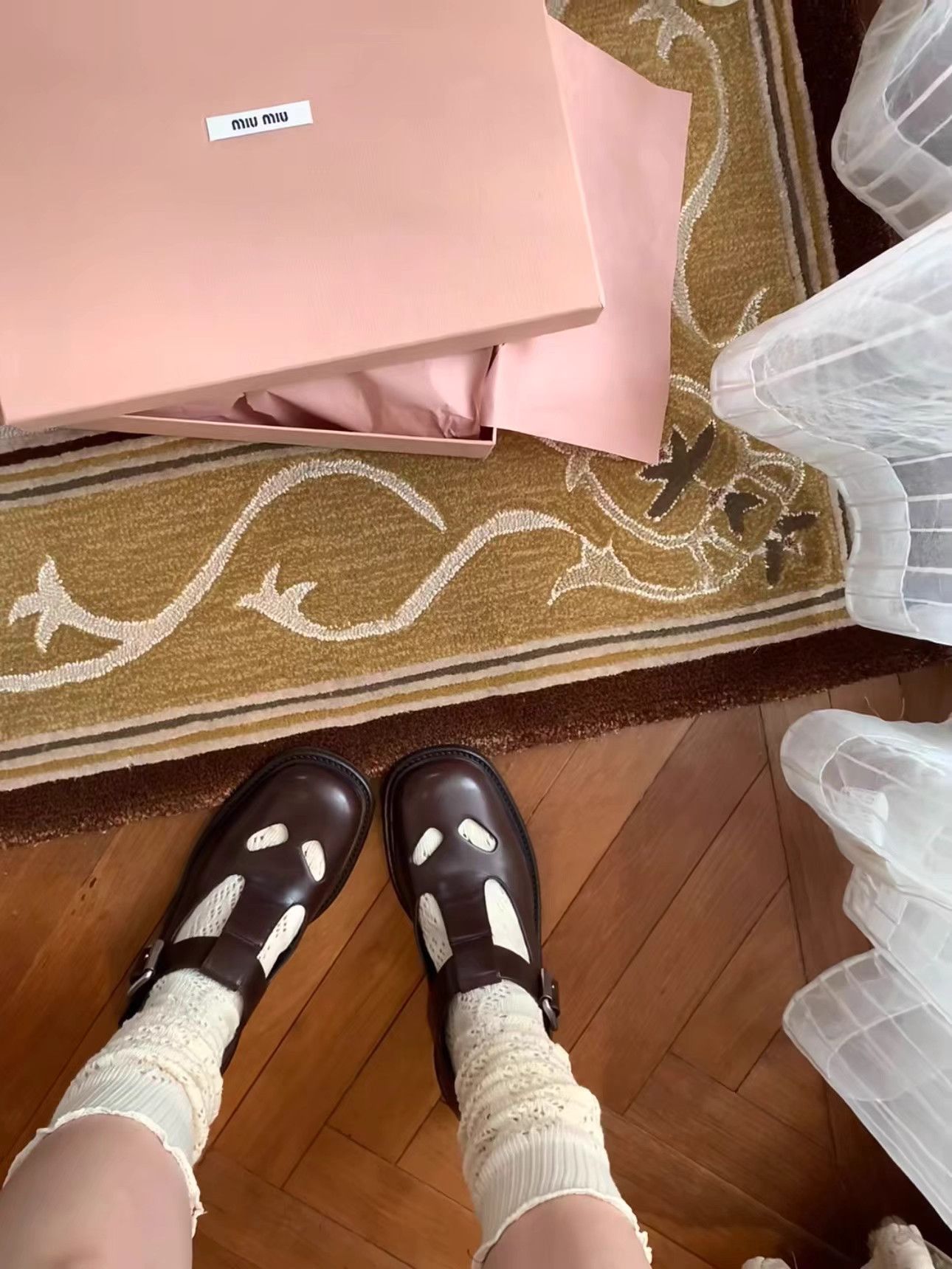 Miu Miu MiuMiu Runway T-Strap Mary Jane Shoes K6 Size US 7 / IT 37 - 8 Thumbnail
