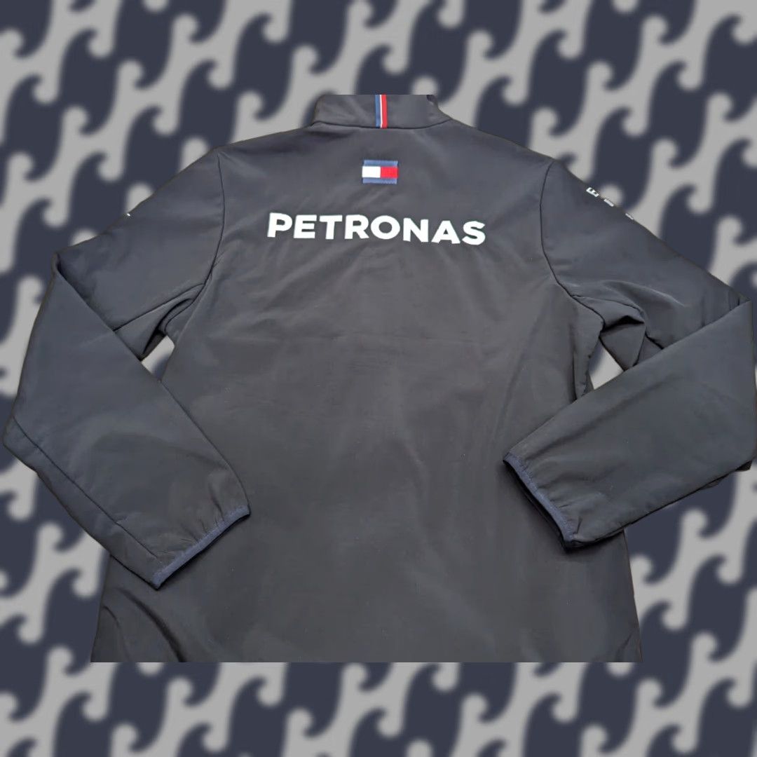 Vintage Mercedes Formula 1 Team Jacket Size M Petronas Racing F1 Stichd Black Full Zip Mens Track Jacket Size US M / EU 48-50 / 2 - 1 Thumbnail