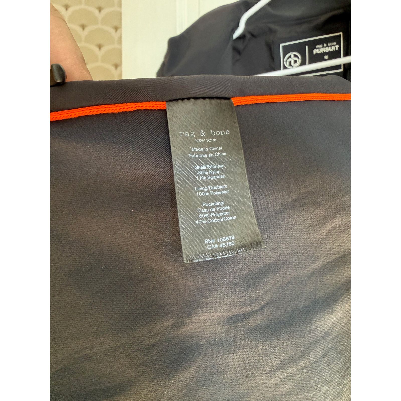 Rag & Bone Rag and Bone Men's Black Pursuit Jacket NWT Size US M / EU 48-50 / 2 - 8 Thumbnail