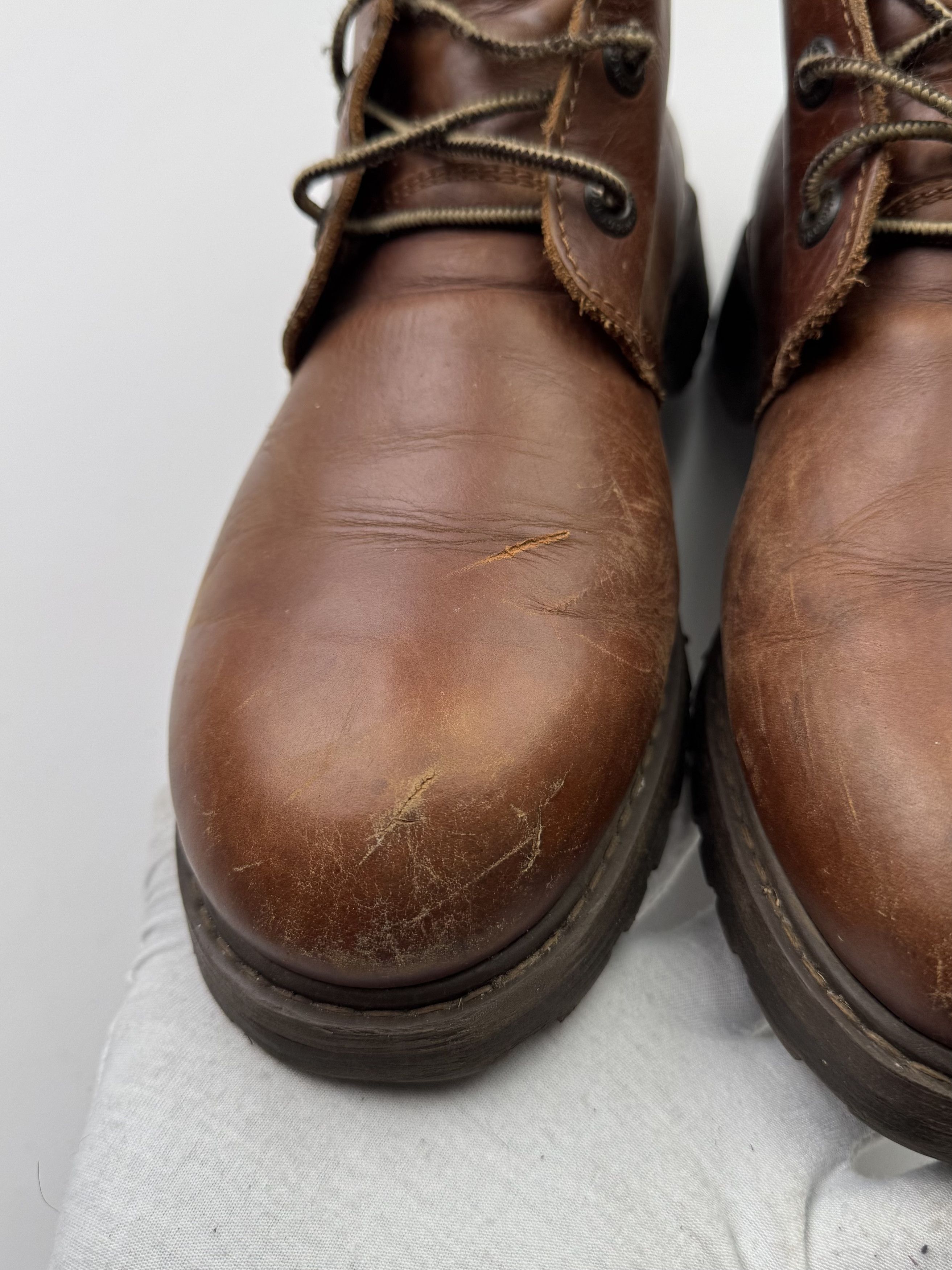 Vintage Wrangler Vintage Oversized Leather Work Boots B463(V306)E2 Size US 11 / EU 44 - 9 Thumbnail
