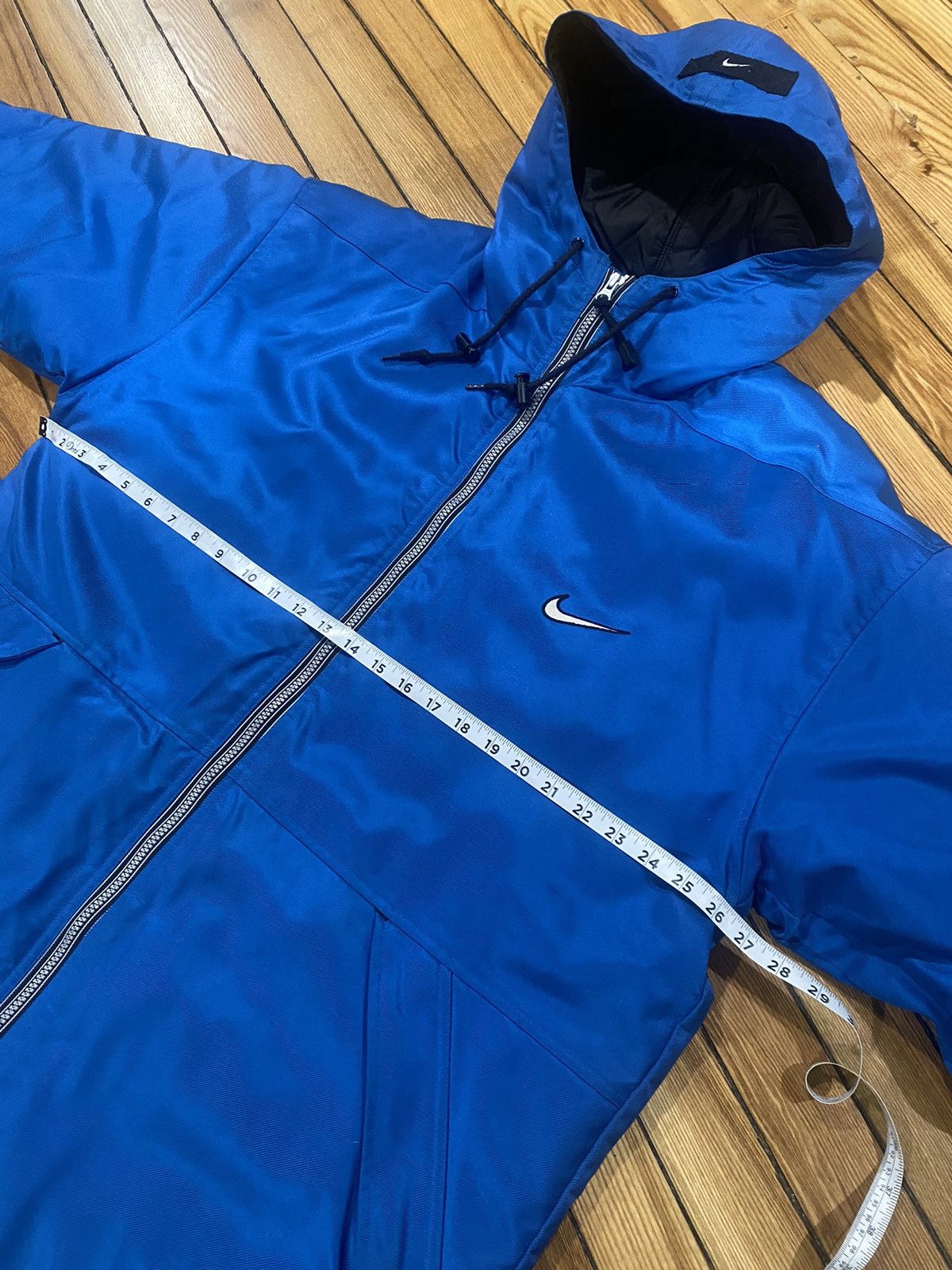 Nike × Vintage Vintage 90s white tag Nike Parka Size US L / EU 52-54 / 3 - 7 Thumbnail
