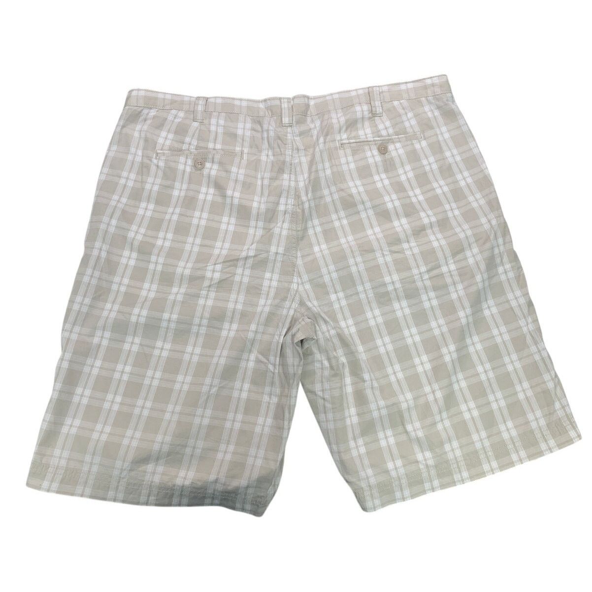 Apt. 9 Apt 9 Mens Size 42 Brown Plaid Multi Pocket Bermuda Shorts Size US 42 / EU 58 - 2 Thumbnail