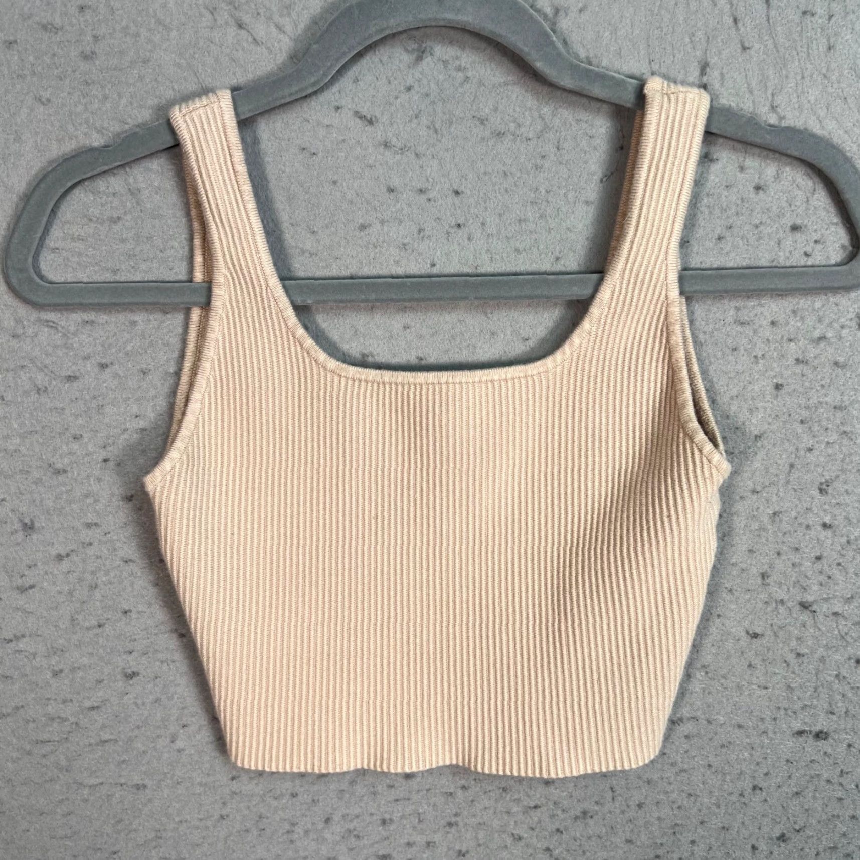 Vintage VINTAGE House Of Harlow 1960 Beige Ribbed Crop Top Womens Size XS Size XS / US 0-2 / IT 36-38 - 2 Thumbnail
