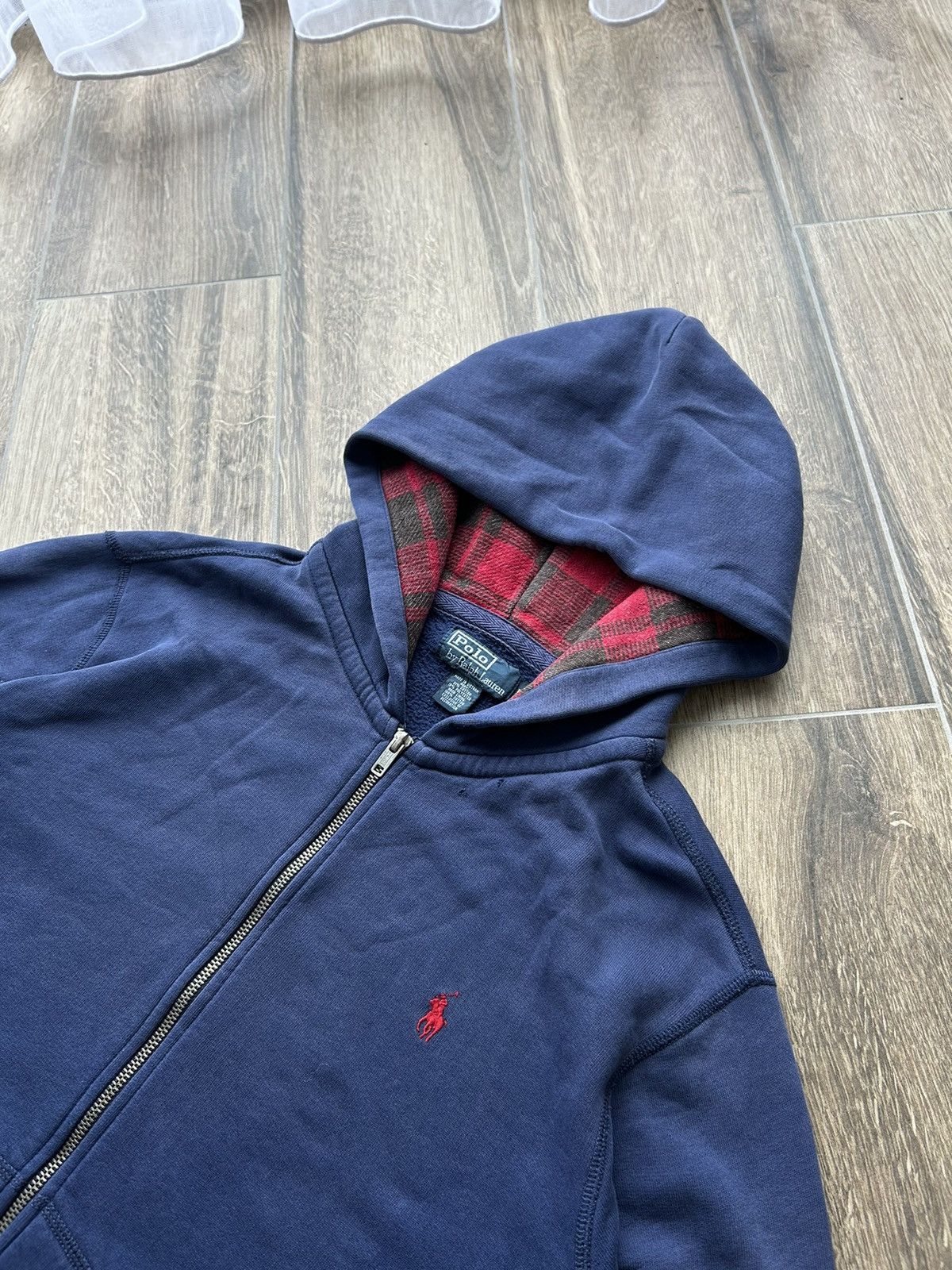 Polo Ralph Lauren × Vintage Vintage Polo Ralph Lauren faded zip-hoodies aztec Size US L / EU 52-54 / 3 - 3 Thumbnail