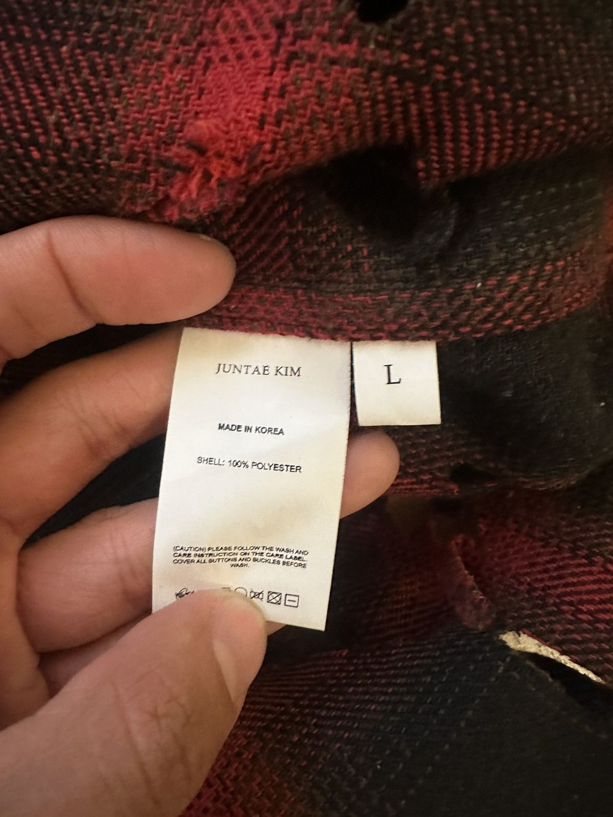 Juntae Kim Juntae Kim Laser Shirt Size US L / EU 52-54 / 3 - 4 Thumbnail