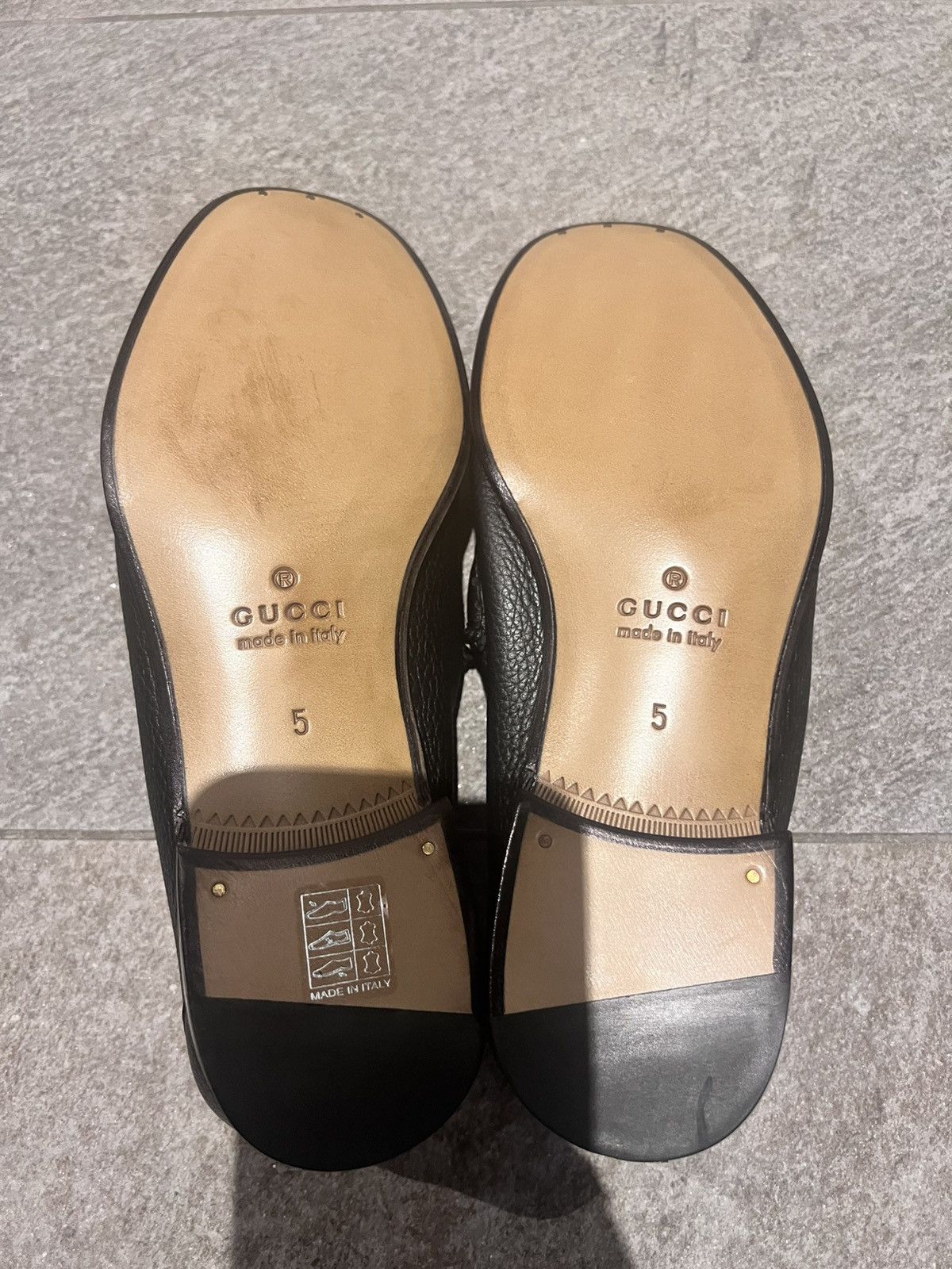 Gucci Gucci Horsebit Black Grain Leather Loafers Size US 6 / EU 39 - 5 Thumbnail