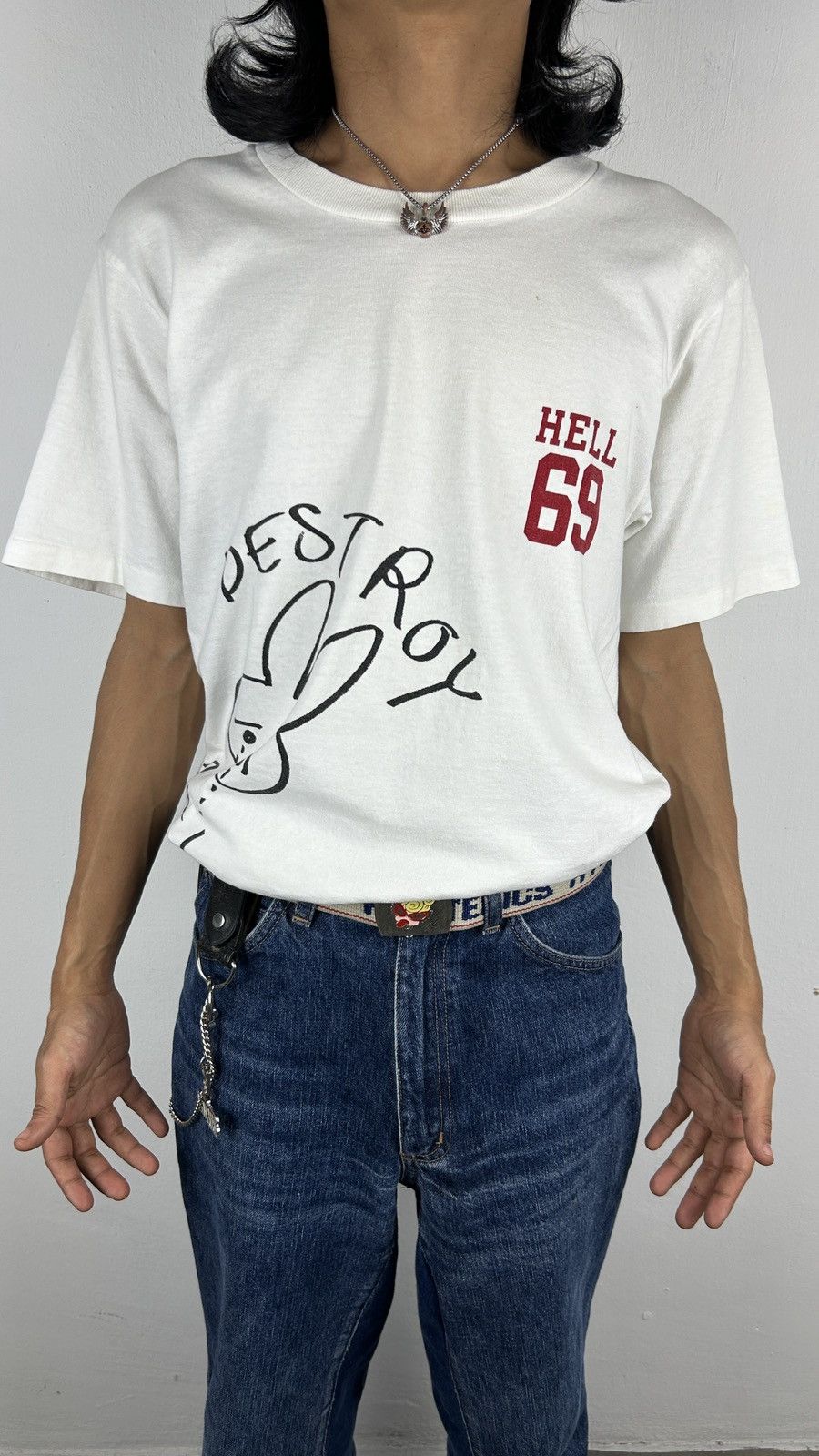 Hysteric Glamour × Vintage 1990s Hysteric - Destroy All Size US M / EU 48-50 / 2 - 2 Thumbnail