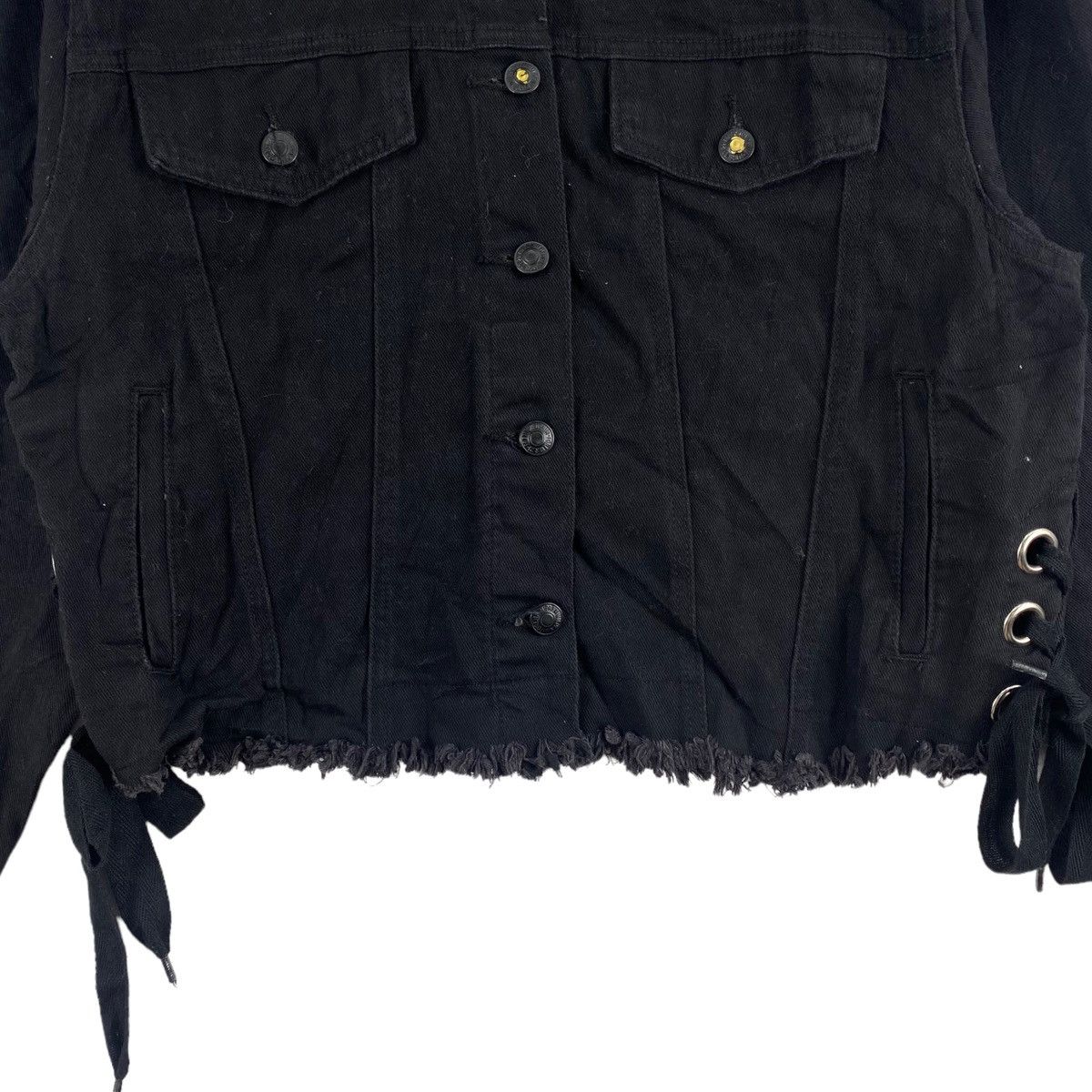 Forever 21 FOREVER21 Bondage Punk Coffee Types Print Black Denim Jeans Size M / US 6-8 / IT 42-44 - 3 Thumbnail