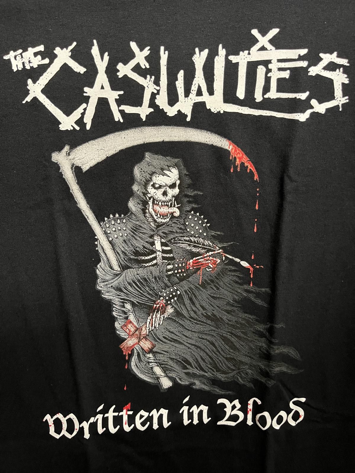 Gildan The Casualties Band T-shirt Written in Blood Album Tee - L Size US L / EU 52-54 / 3 - 3 Thumbnail