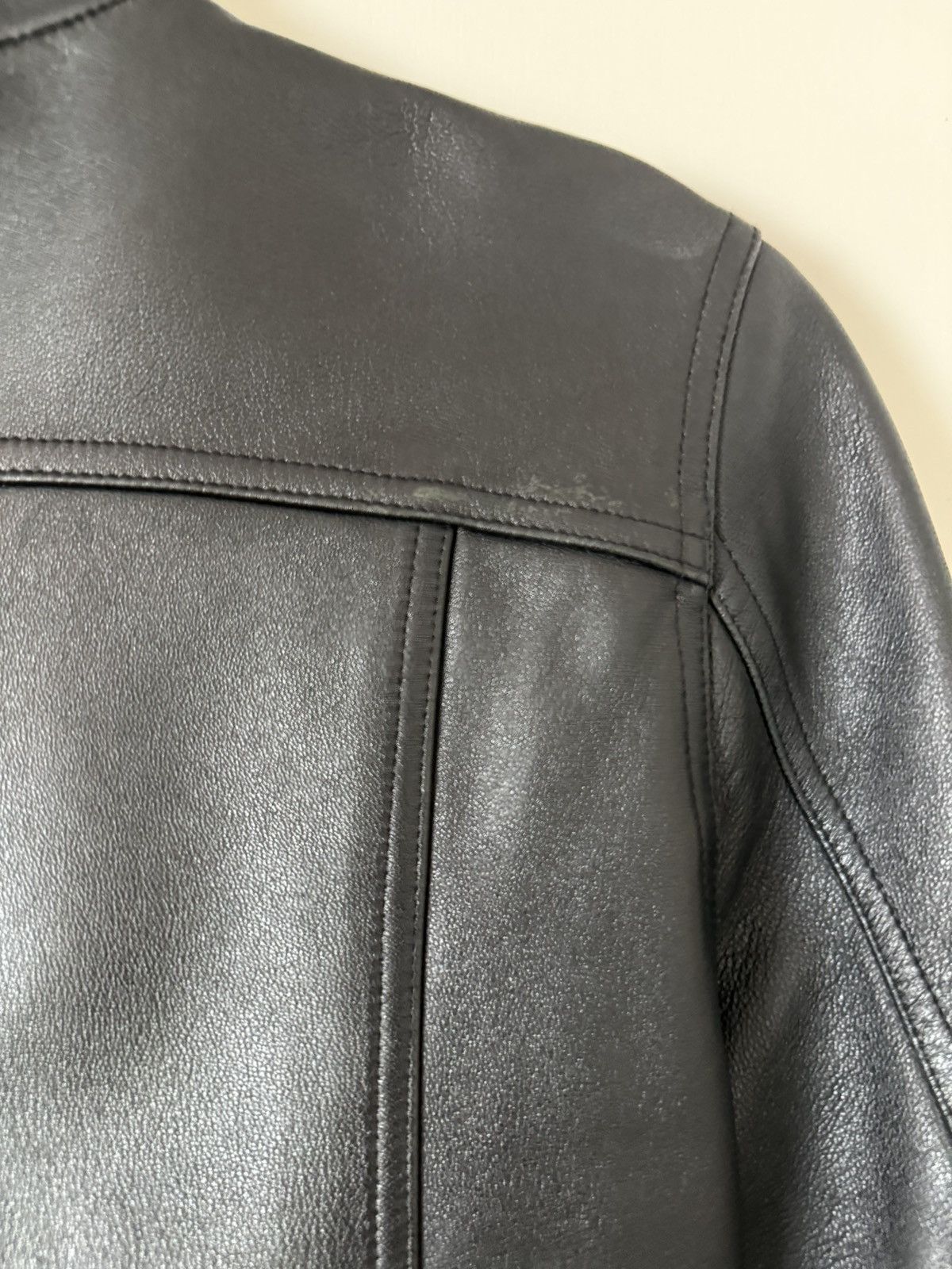 Alexander Wang Alexander Wang Cropped Leather Jacket Size S / US 4 / IT 40 - 8 Thumbnail