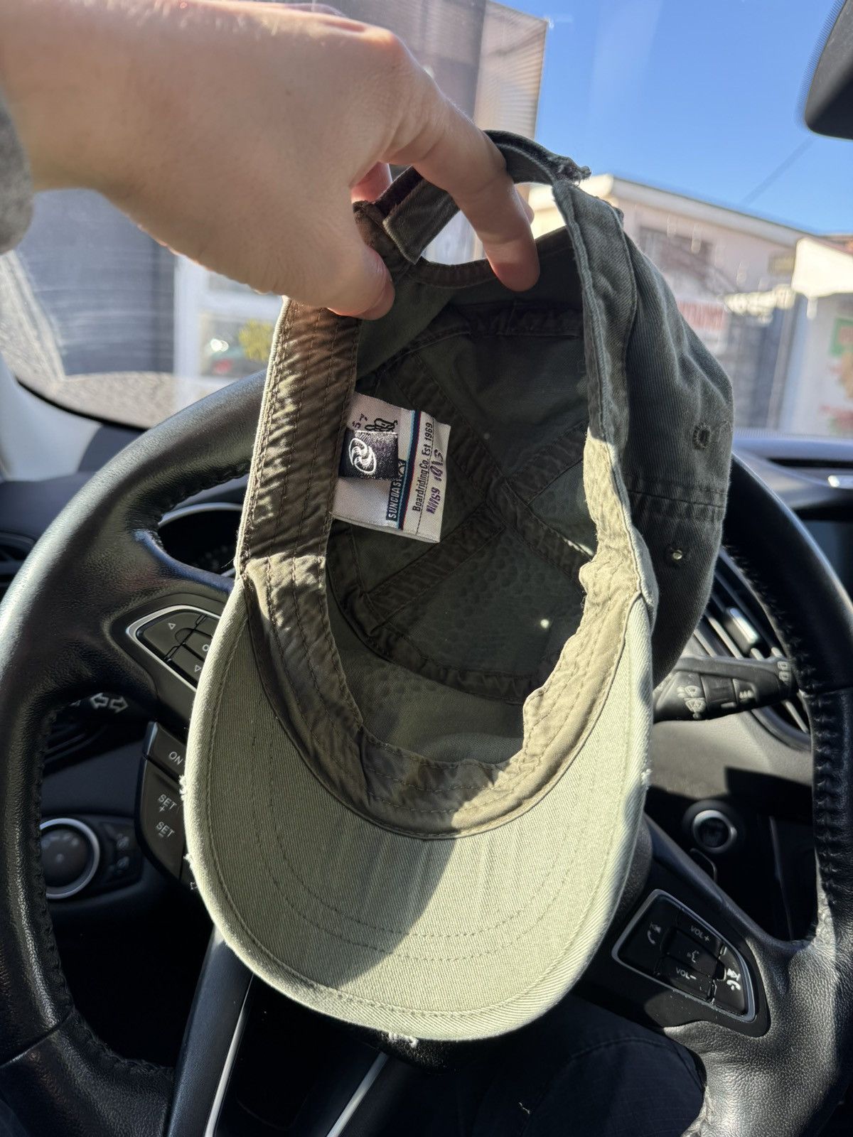 Hysteric Glamour × Japanese Brand × Vintage Vintage olive hat big logo cross hype Chrome hearts style Size ONE SIZE - 8 Thumbnail